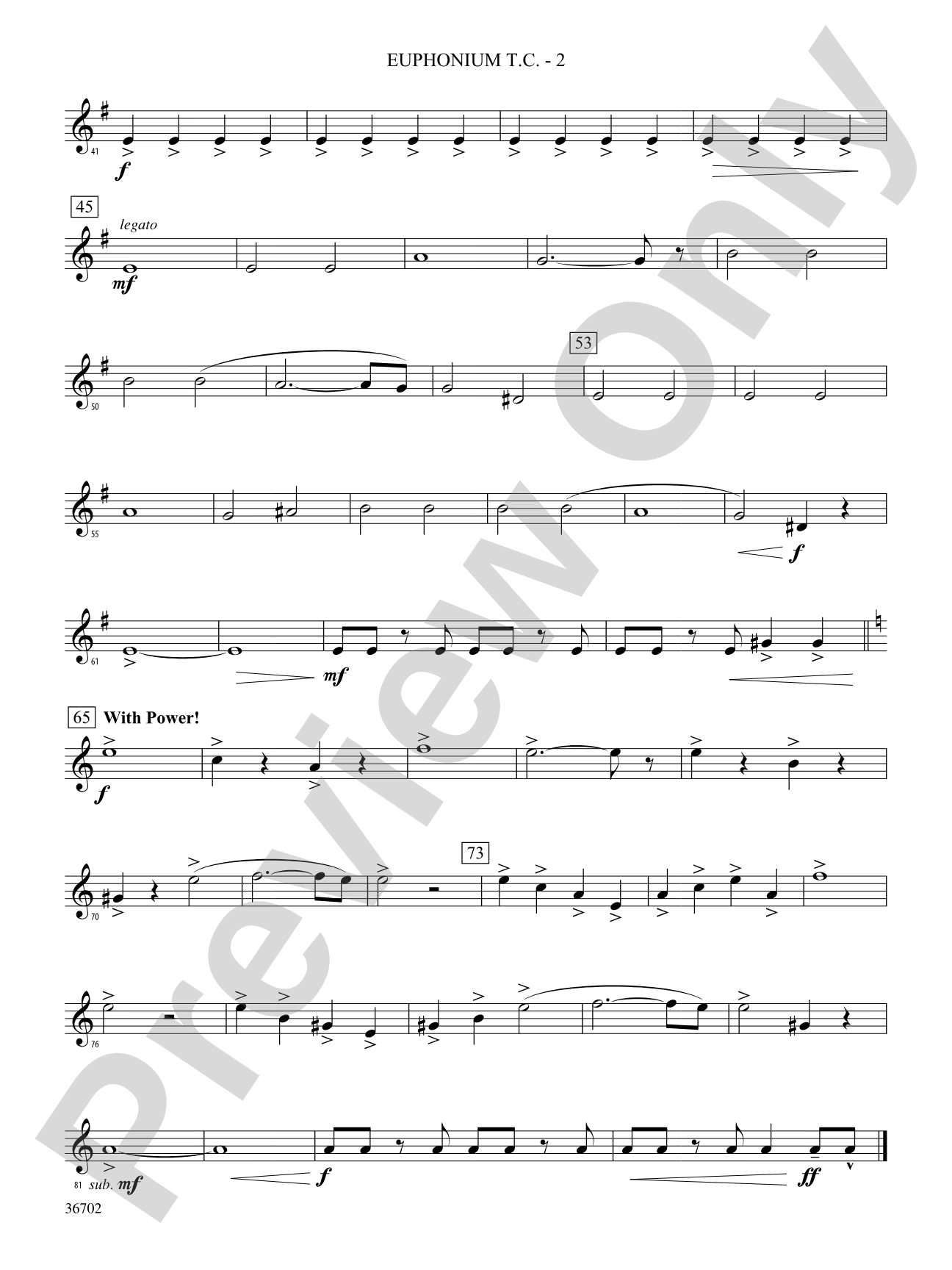 Uprising: (wp) Baritone T.C.