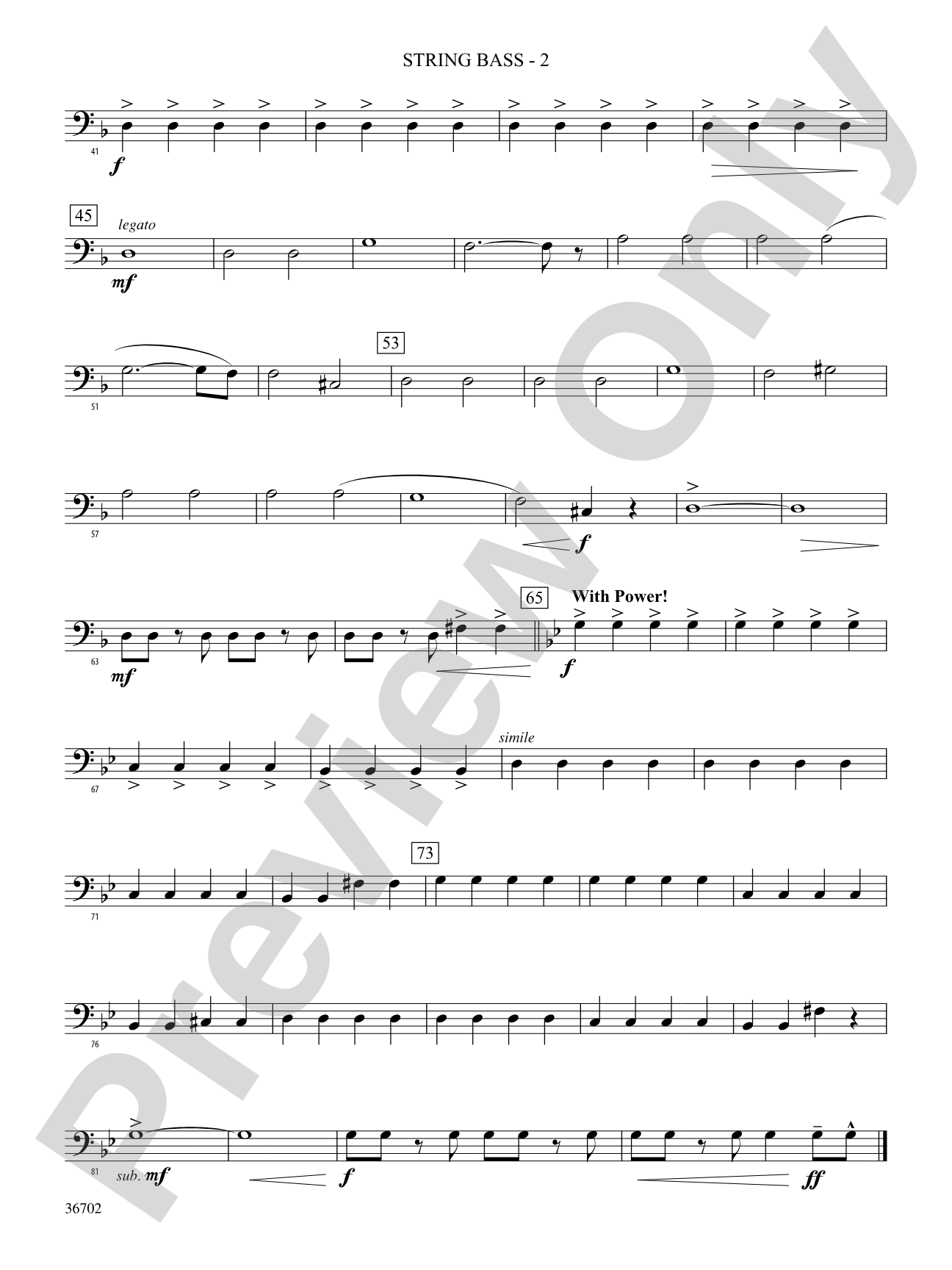 Uprising: (wp) String Bass