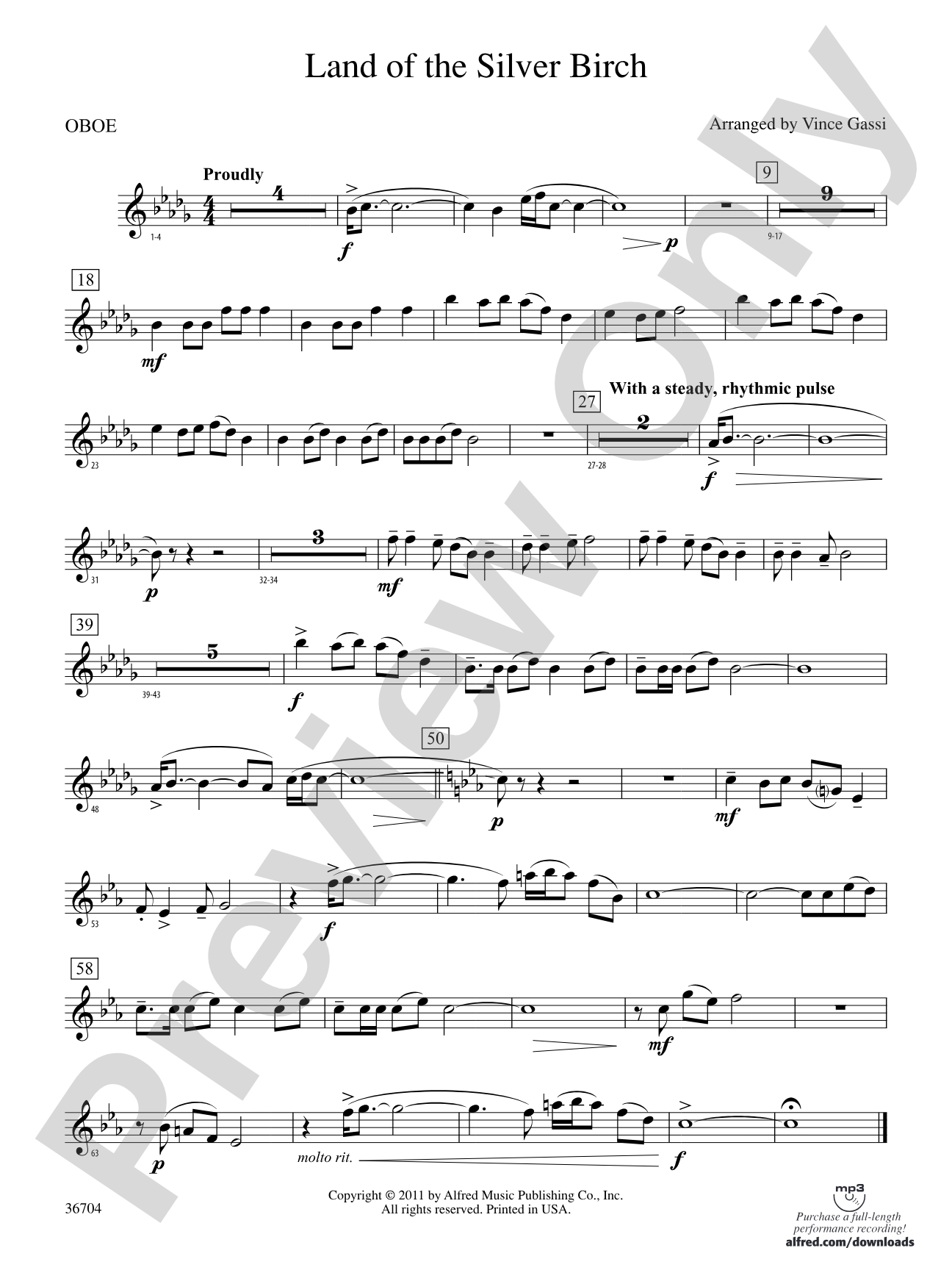 Land of the Silver Birch: Oboe