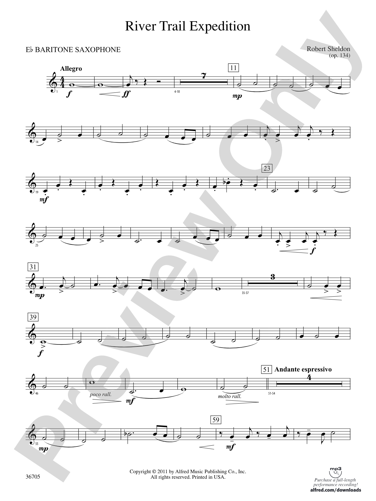 River Trail Expedition: E-flat Baritone Saxophone
