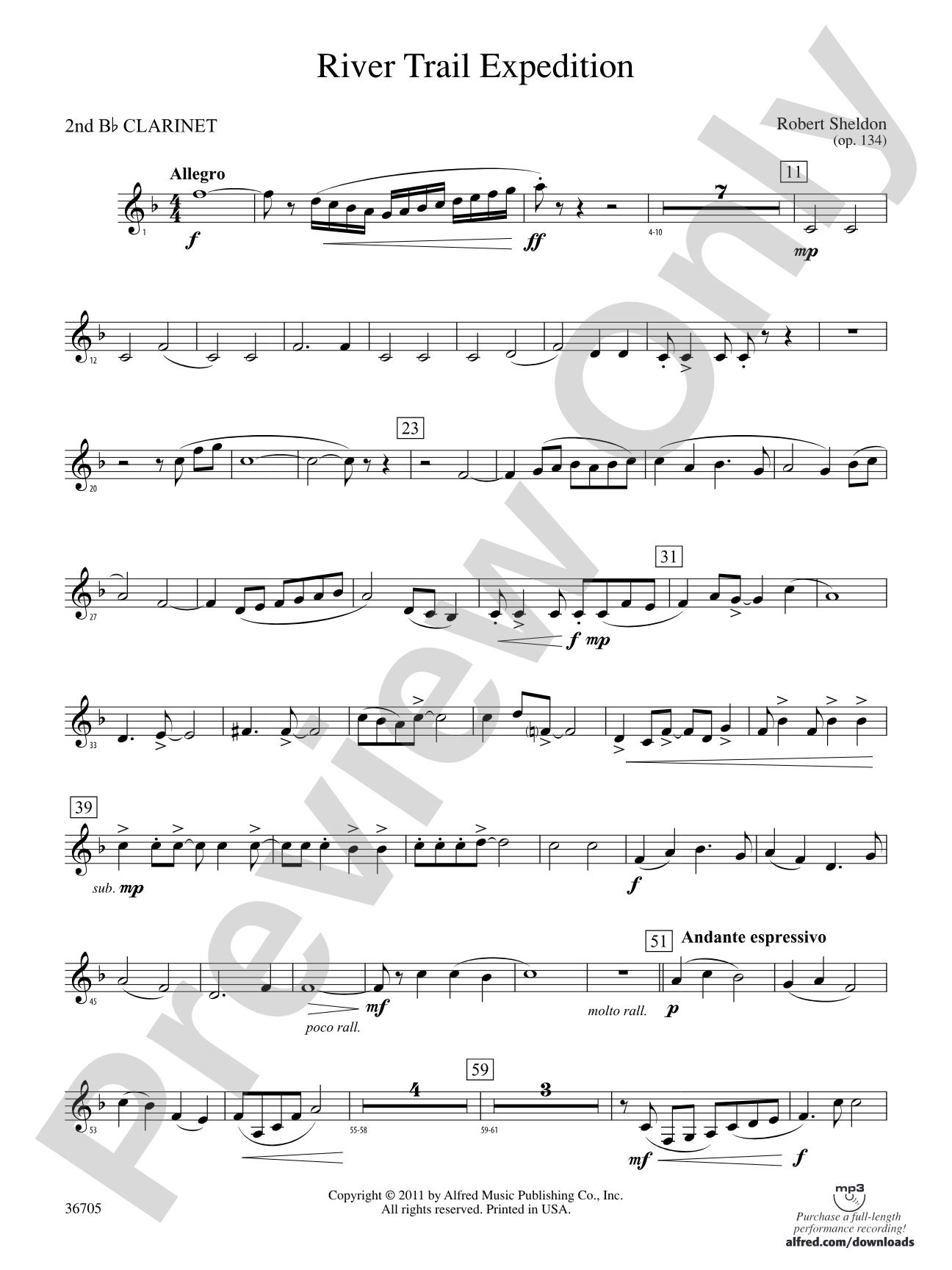 River Trail Expedition: 2nd B-flat Clarinet