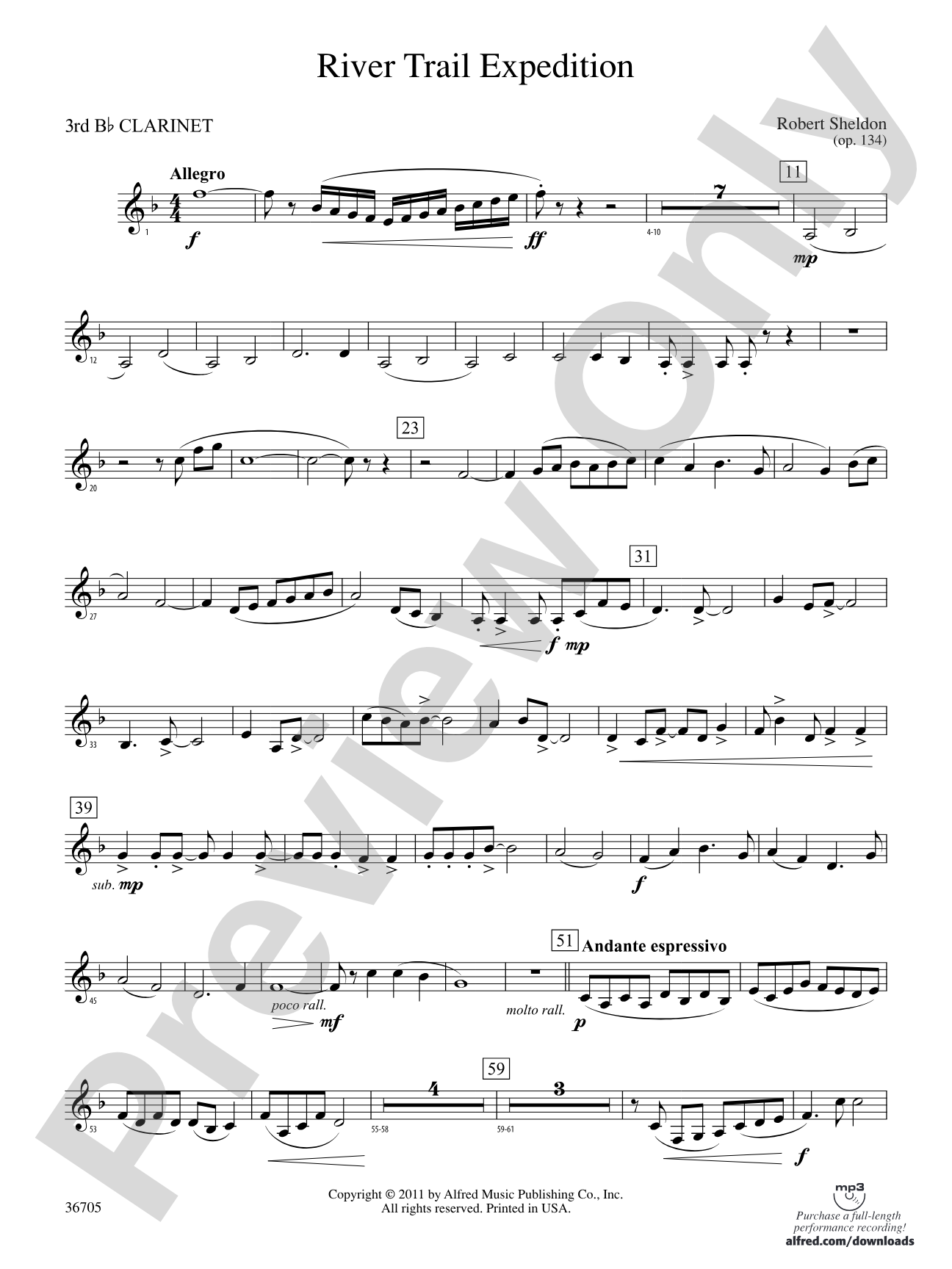 River Trail Expedition: 3rd B-flat Clarinet