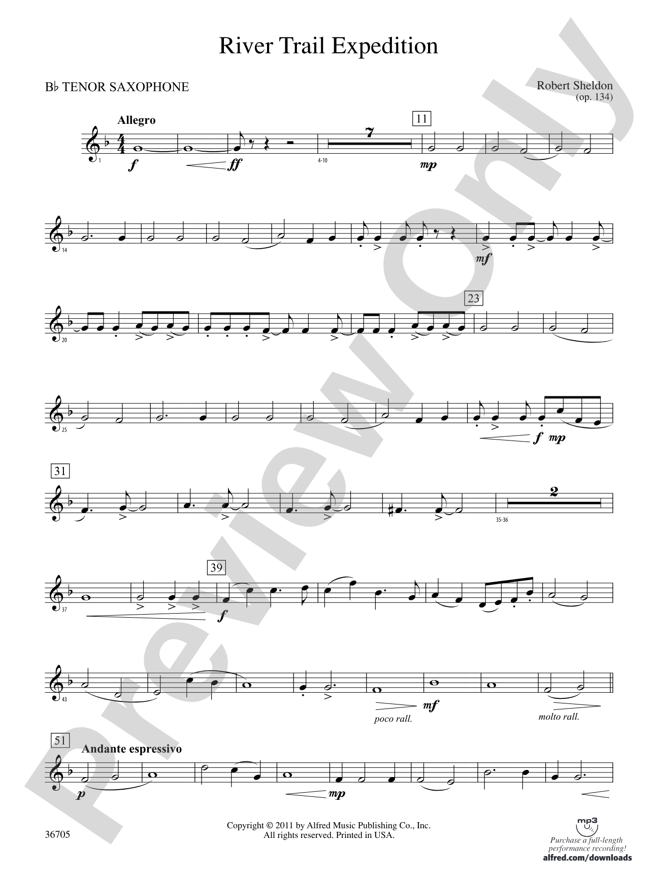 River Trail Expedition: B-flat Tenor Saxophone