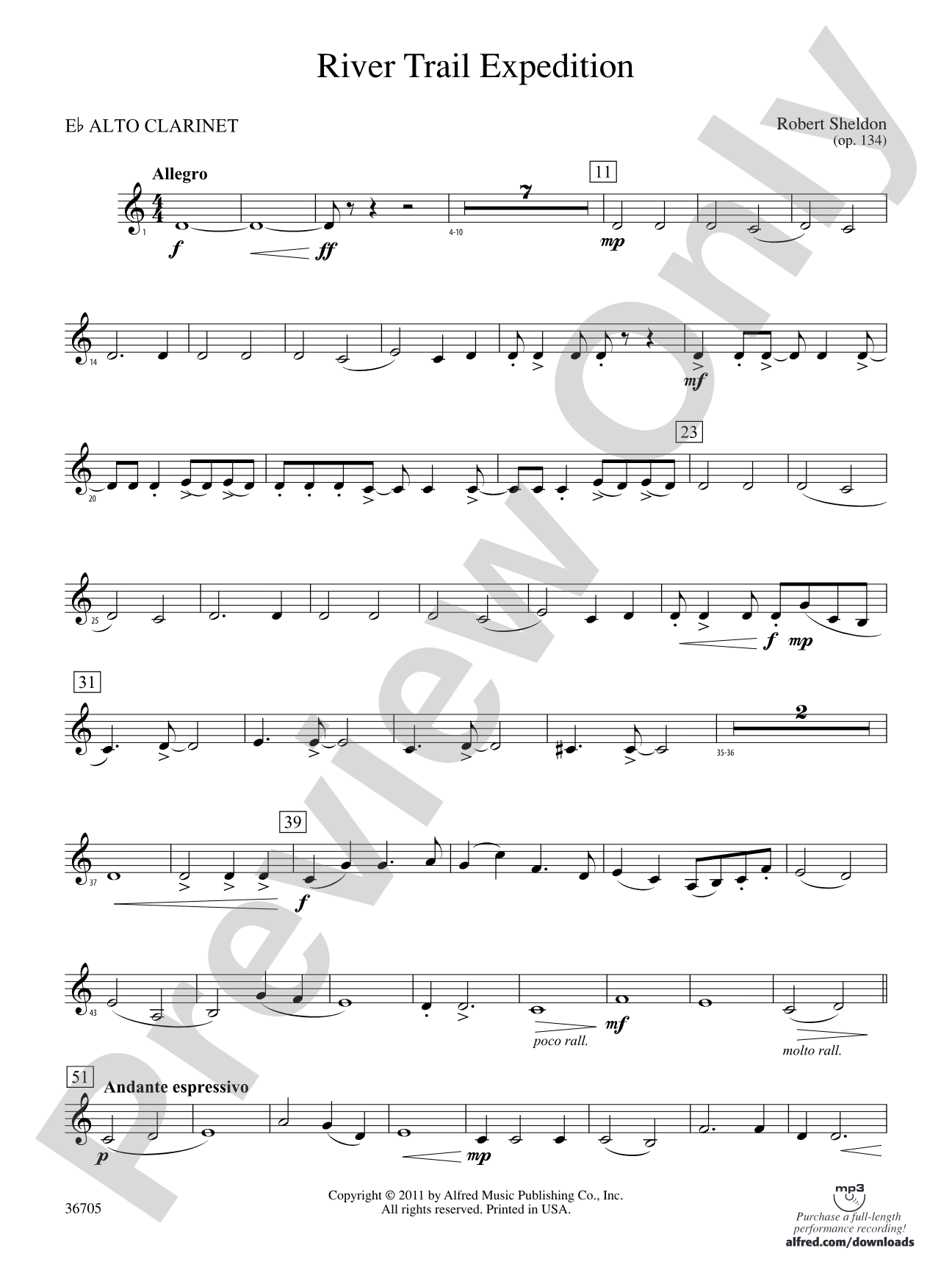 River Trail Expedition: (wp) E-flat Alto Clarinet