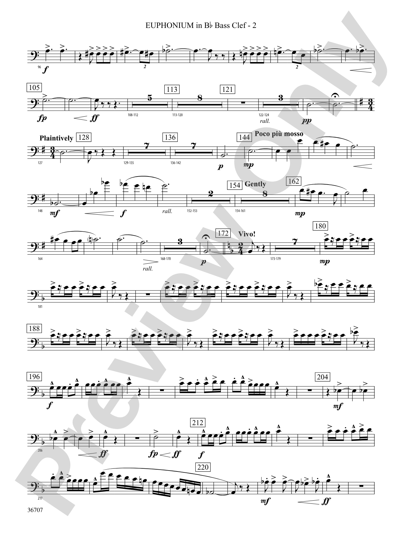 Rhapsodic Celebration: (wp) B-flat Baritone B.C.