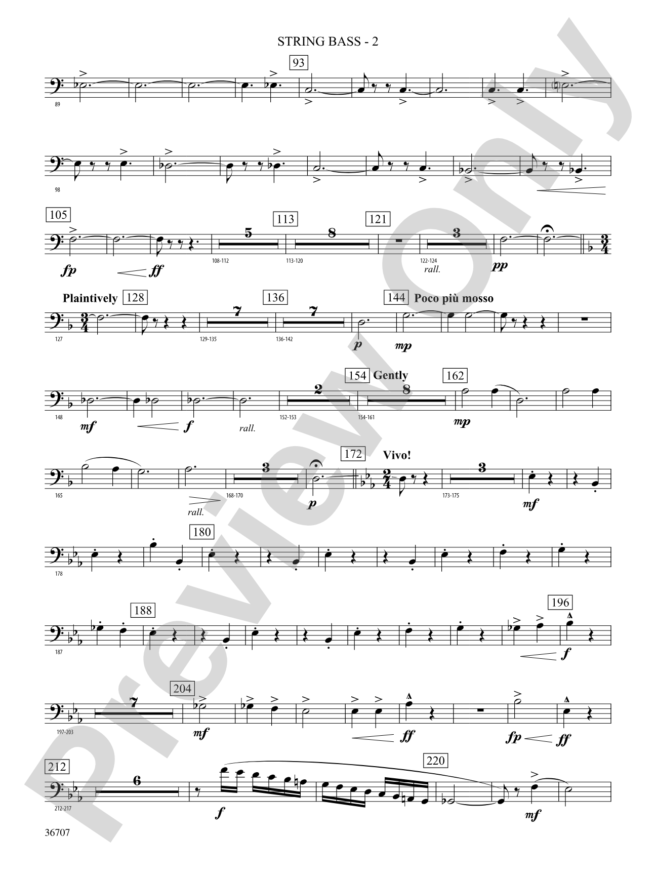 Rhapsodic Celebration: (wp) String Bass