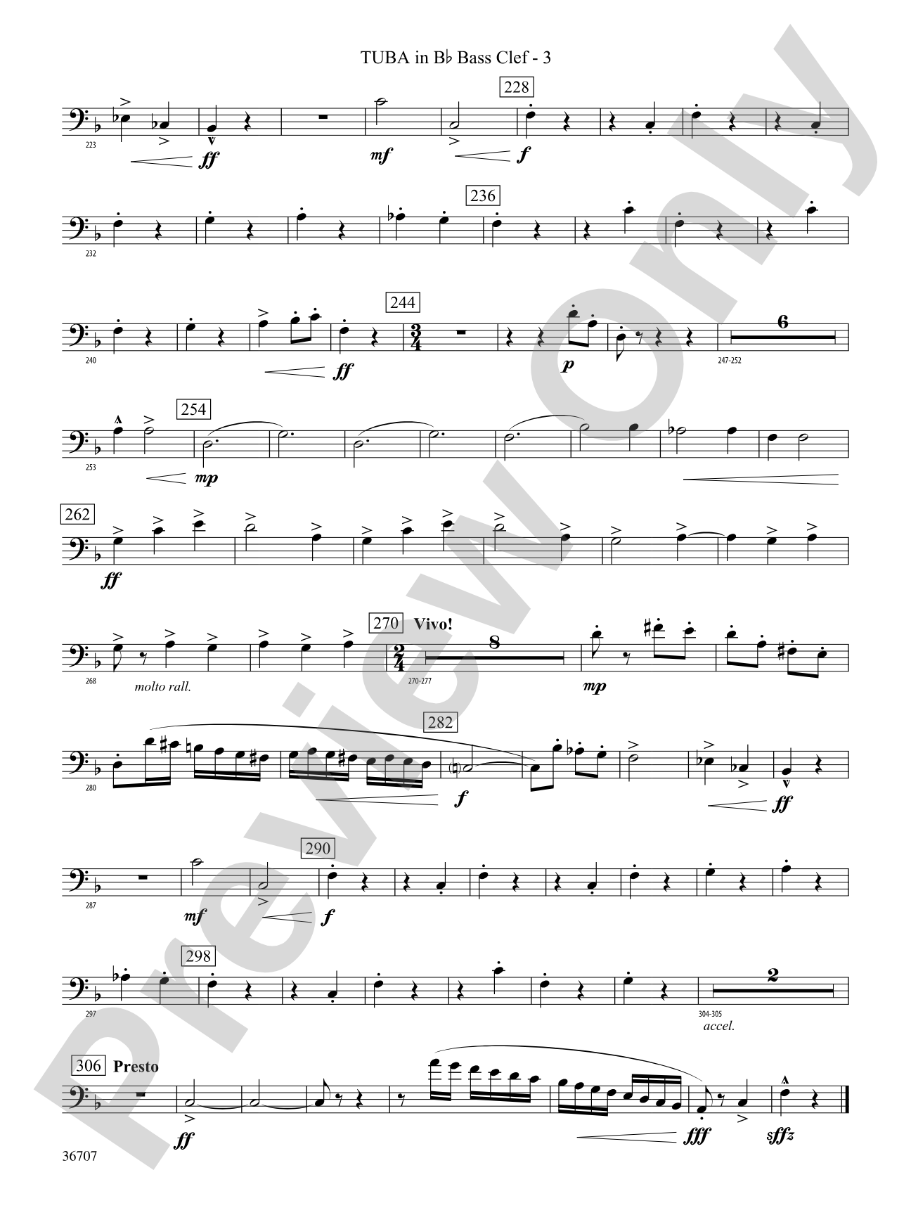 Rhapsodic Celebration: (wp) B-flat Tuba B.C.