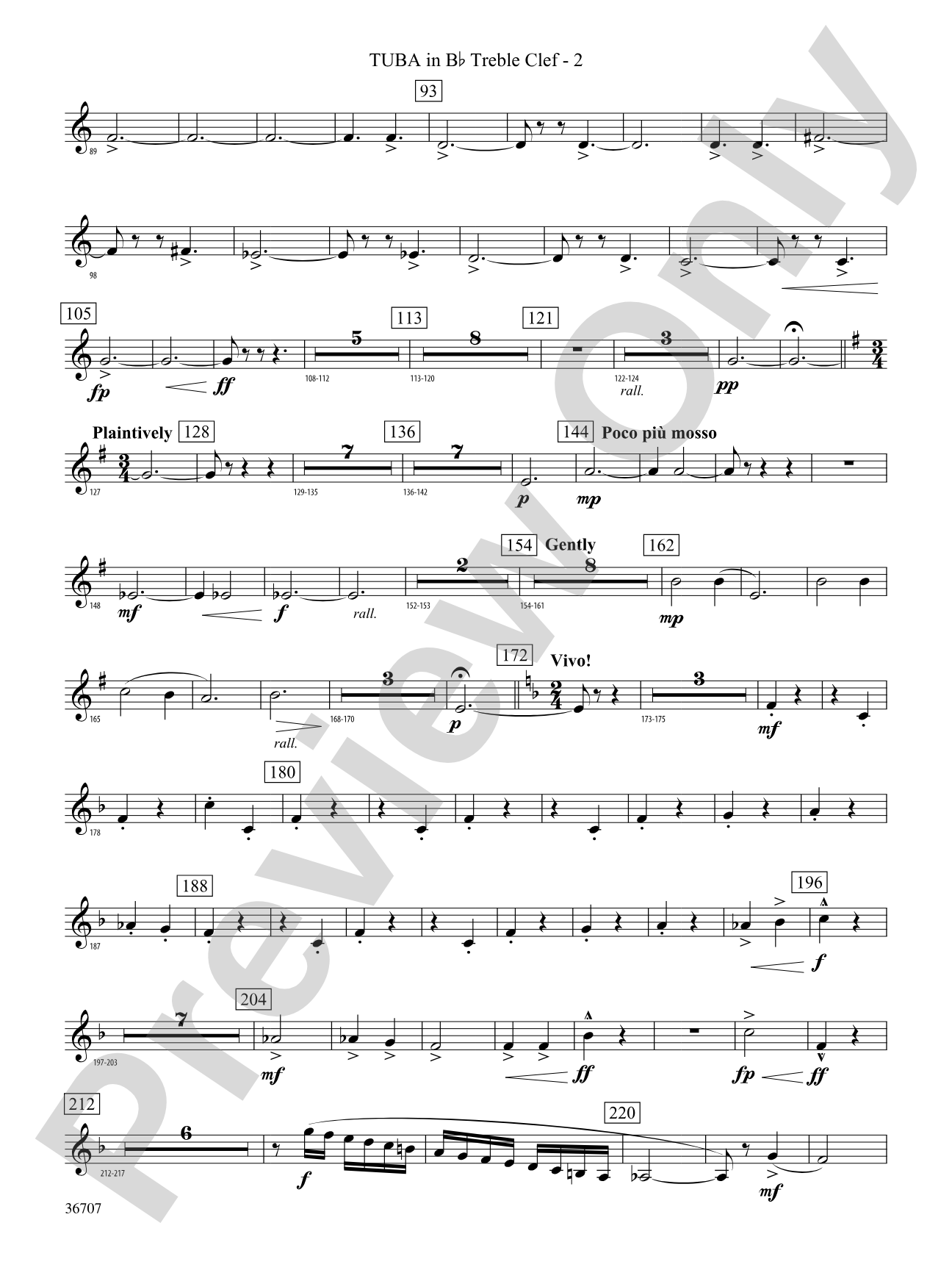 Rhapsodic Celebration: (wp) B-flat Tuba T.C.