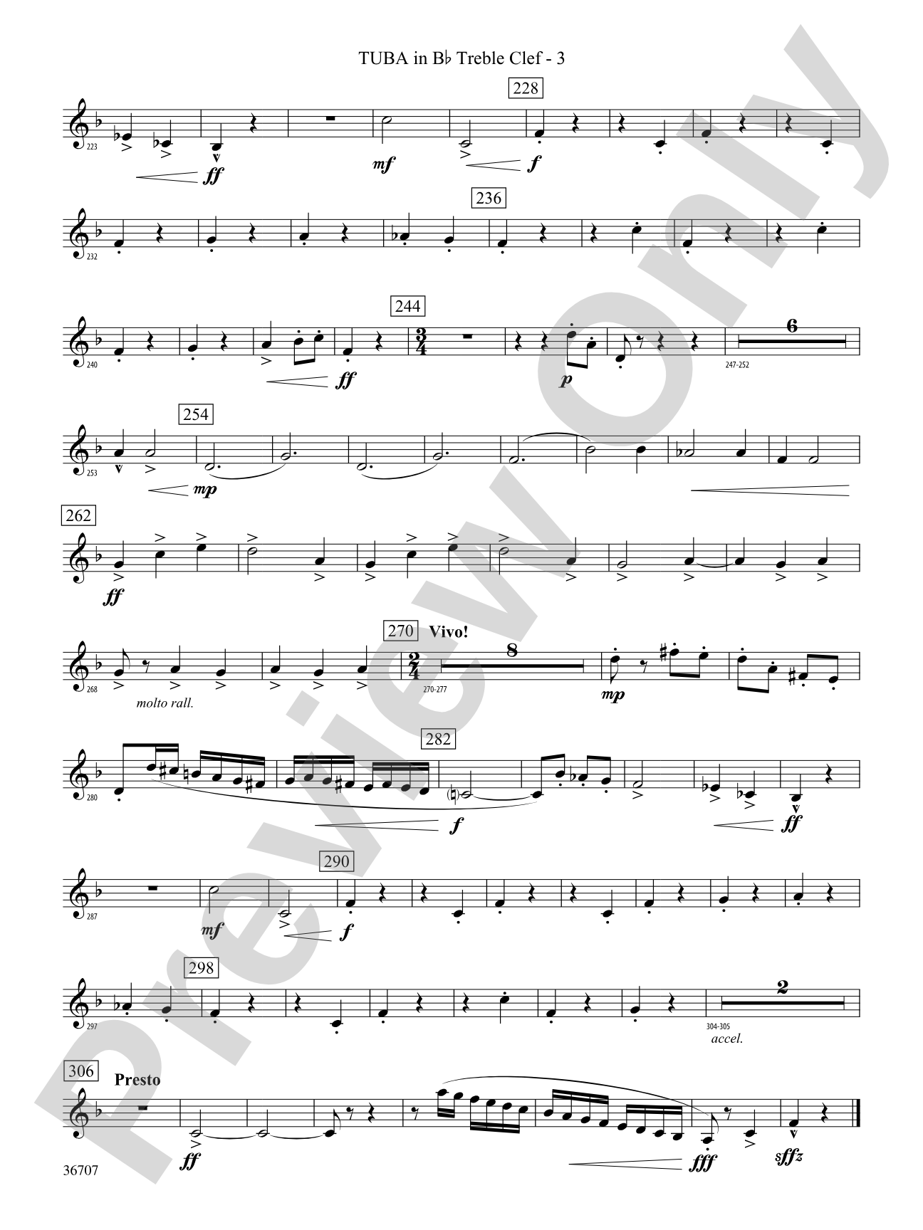 Rhapsodic Celebration: (wp) B-flat Tuba T.C.