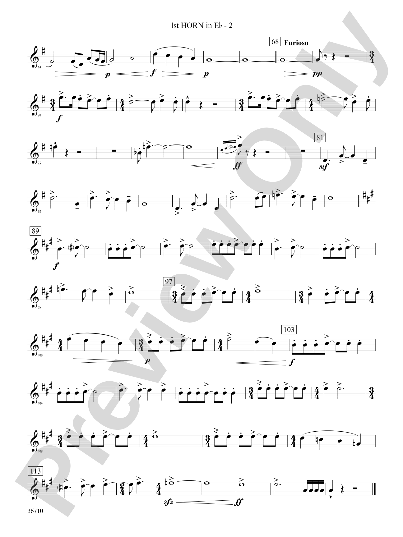 Invocation and Psalm: (wp) 1st Horn in E-flat