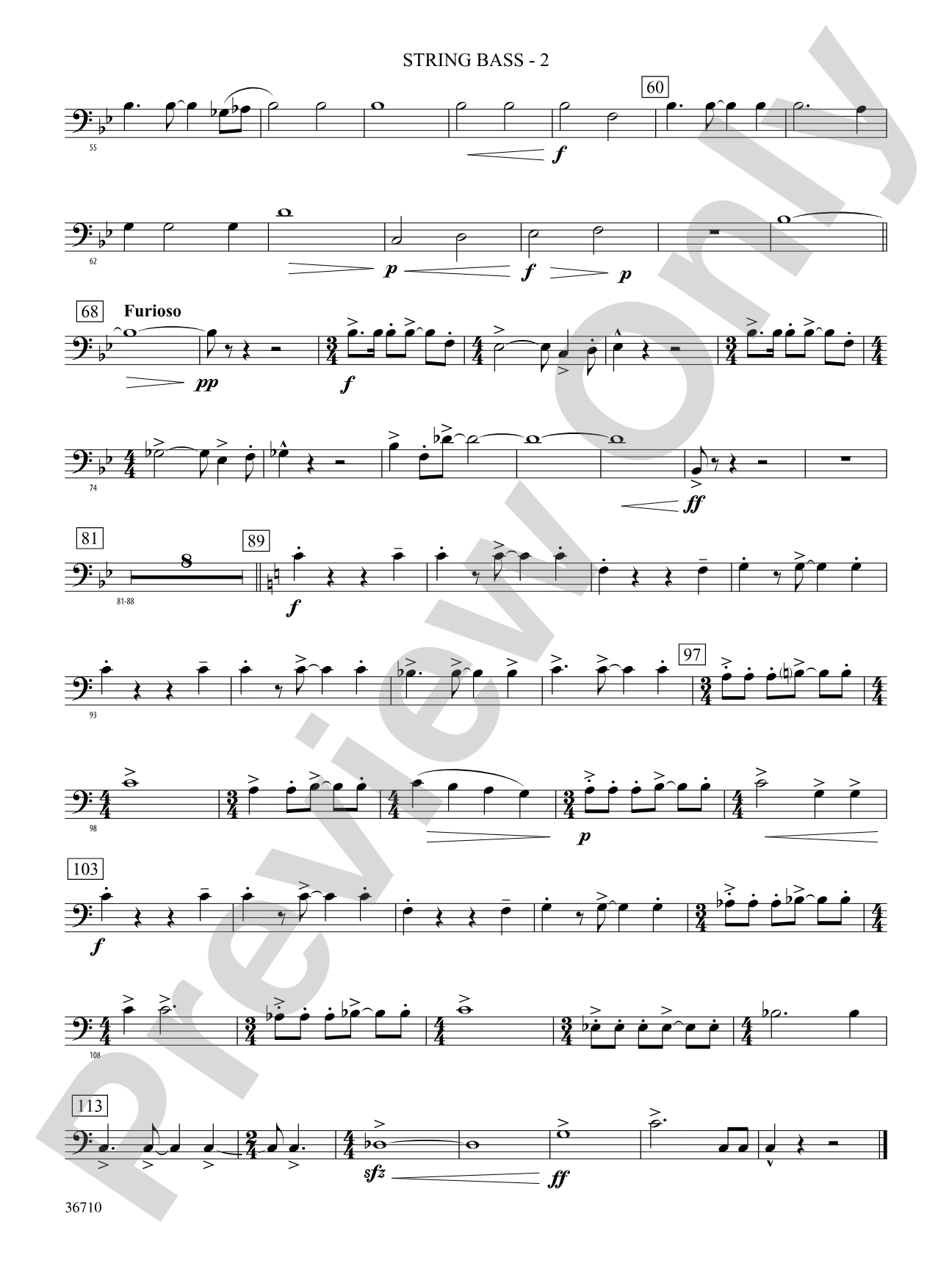 Invocation and Psalm: (wp) String Bass