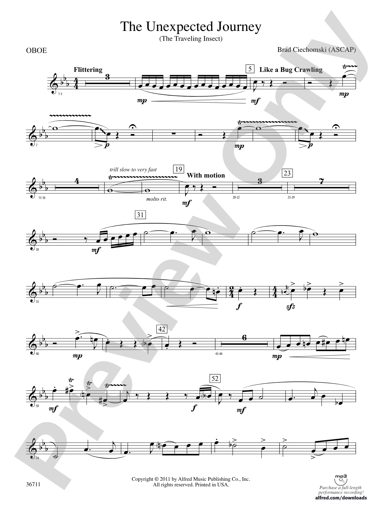 The Unexpected Journey: Oboe