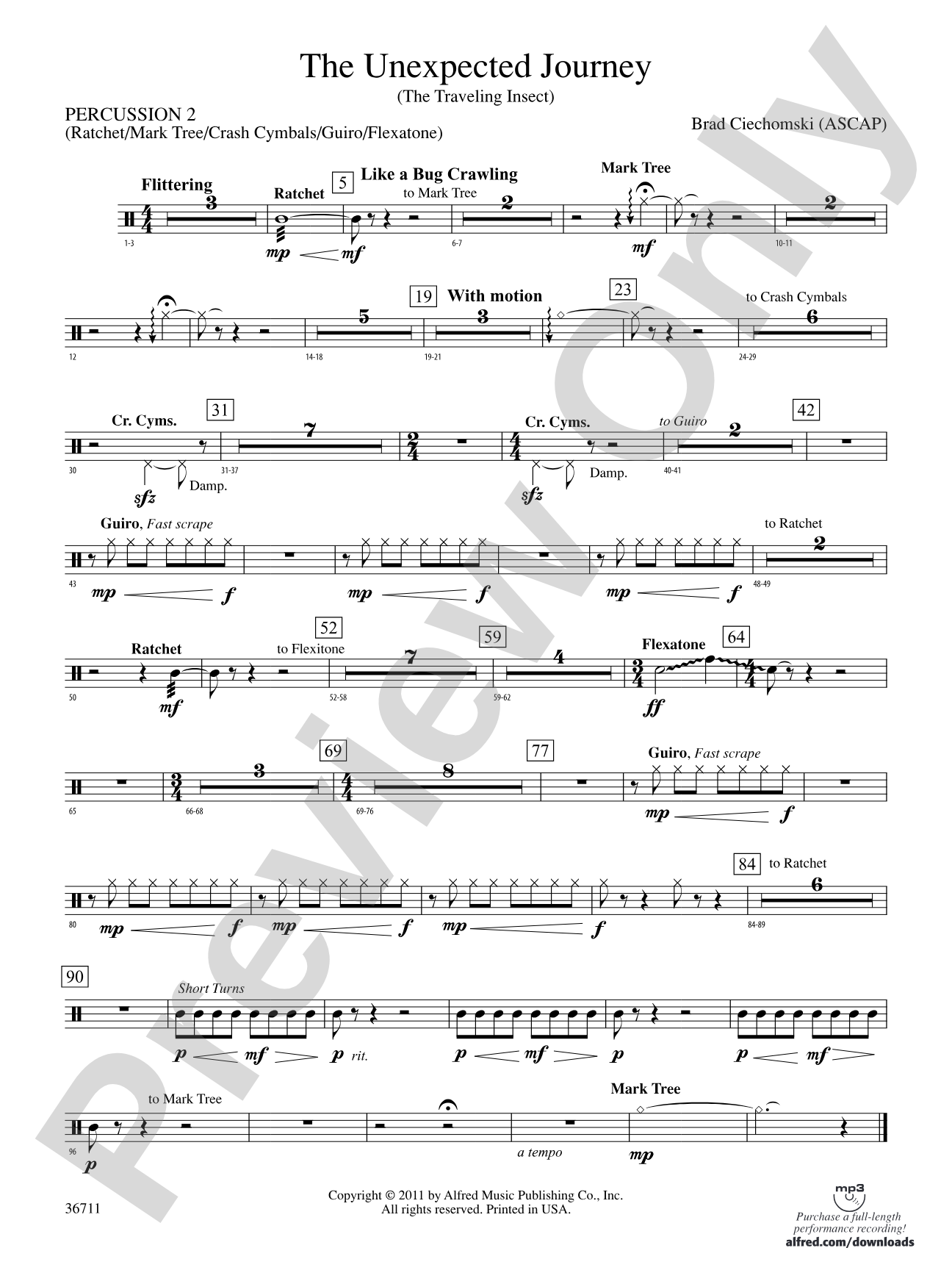 The Unexpected Journey: 2nd Percussion