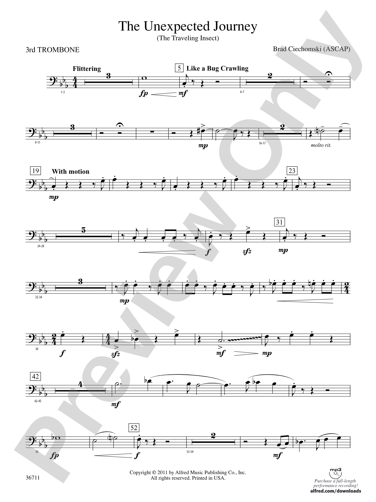 The Unexpected Journey: 3rd Trombone