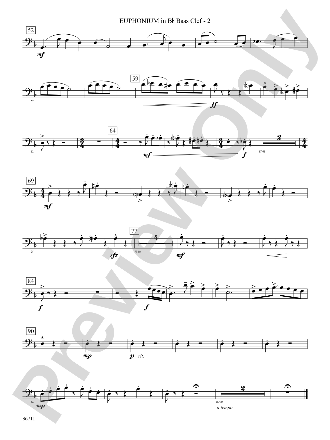 The Unexpected Journey: (wp) B-flat Baritone B.C.