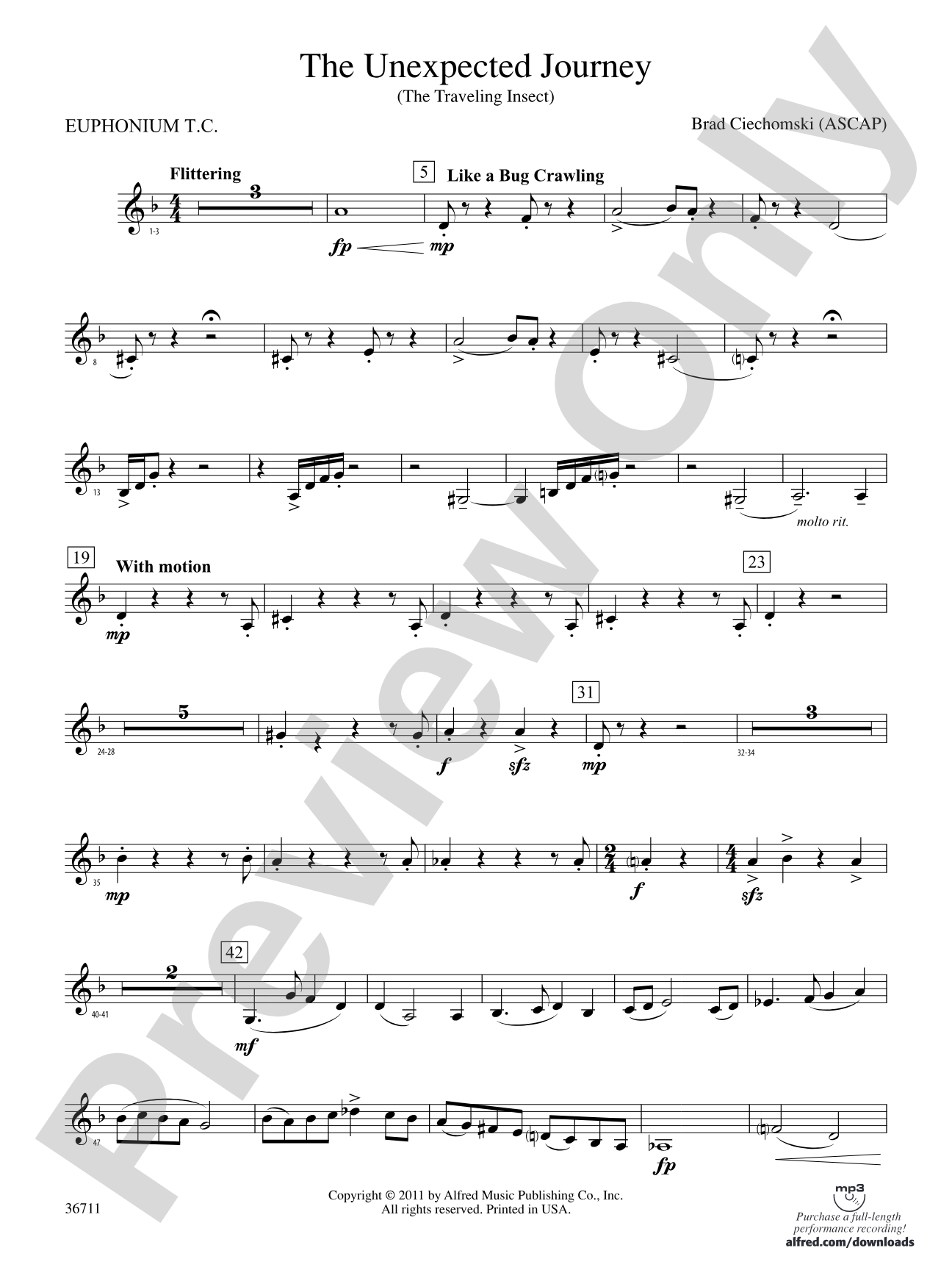 The Unexpected Journey: (wp) Baritone T.C.