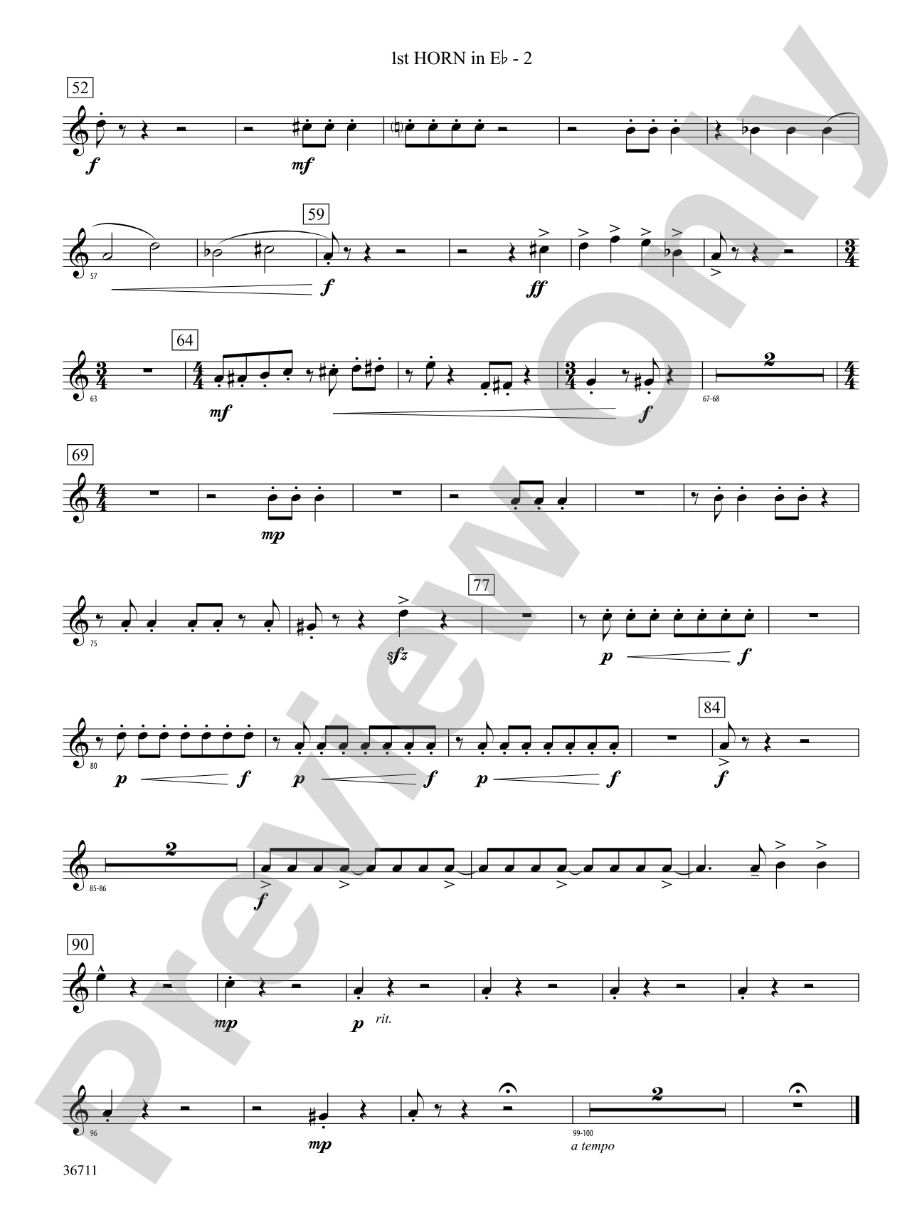 The Unexpected Journey: (wp) 1st Horn in E-flat