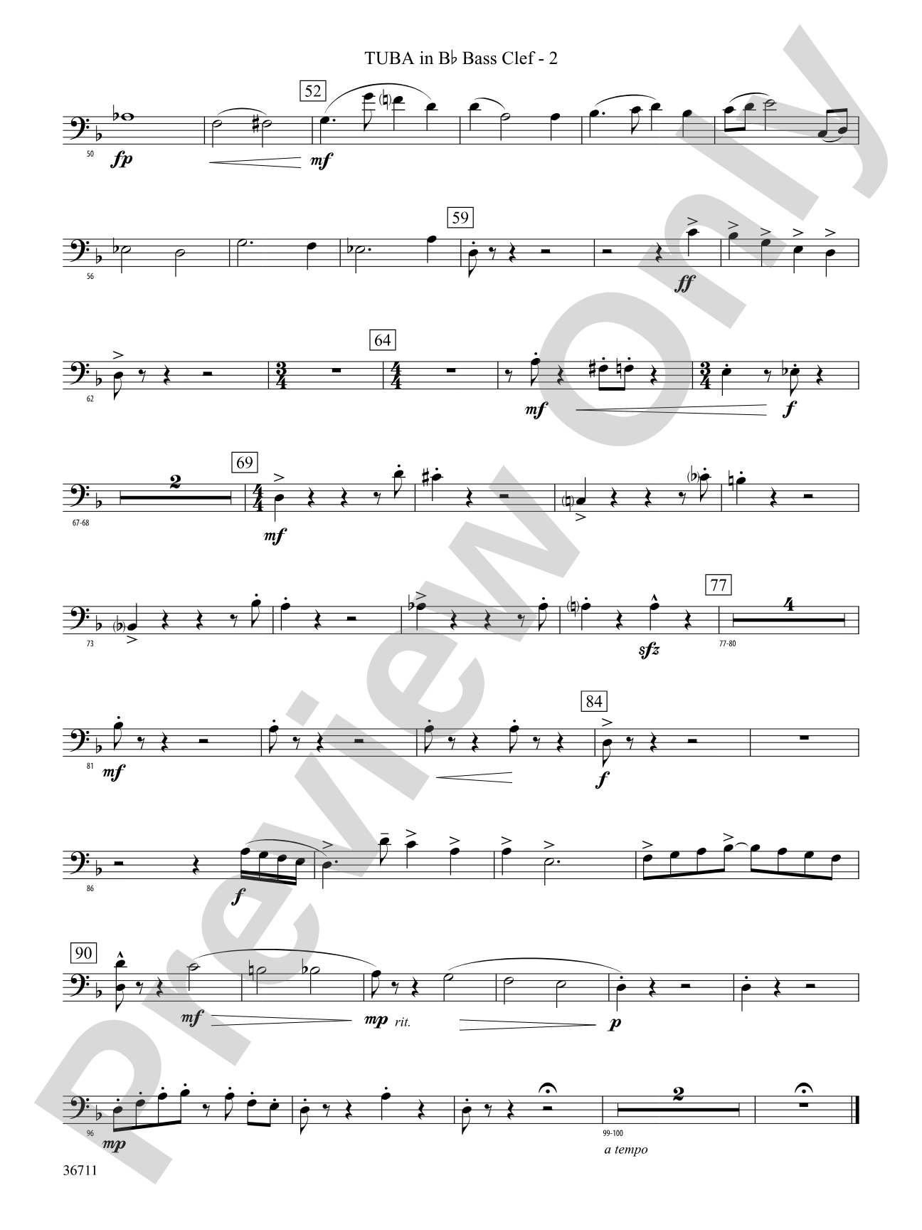 The Unexpected Journey: (wp) B-flat Tuba B.C.