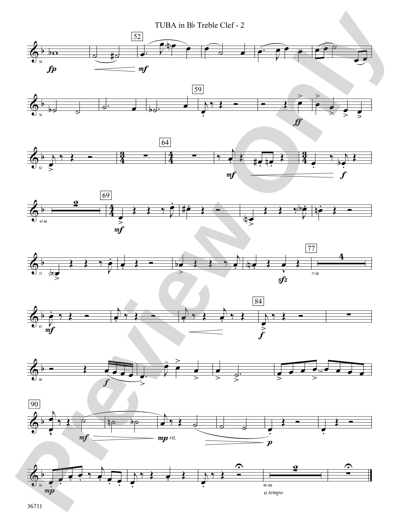 The Unexpected Journey: (wp) B-flat Tuba T.C.