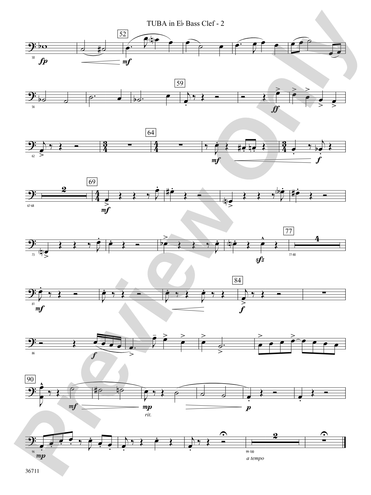 The Unexpected Journey: (wp) E-flat Tuba B.C.