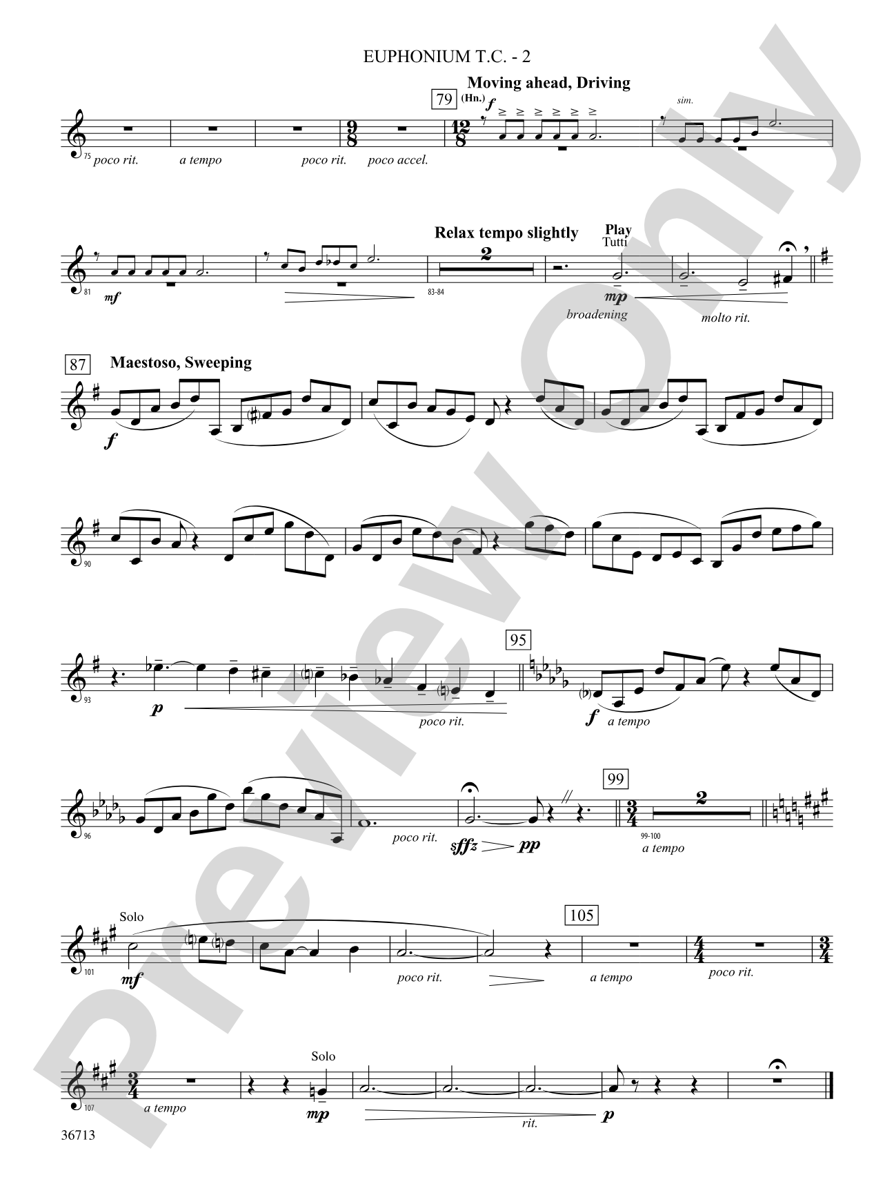 Hymn to the Beauty That Was: (wp) Baritone T.C.