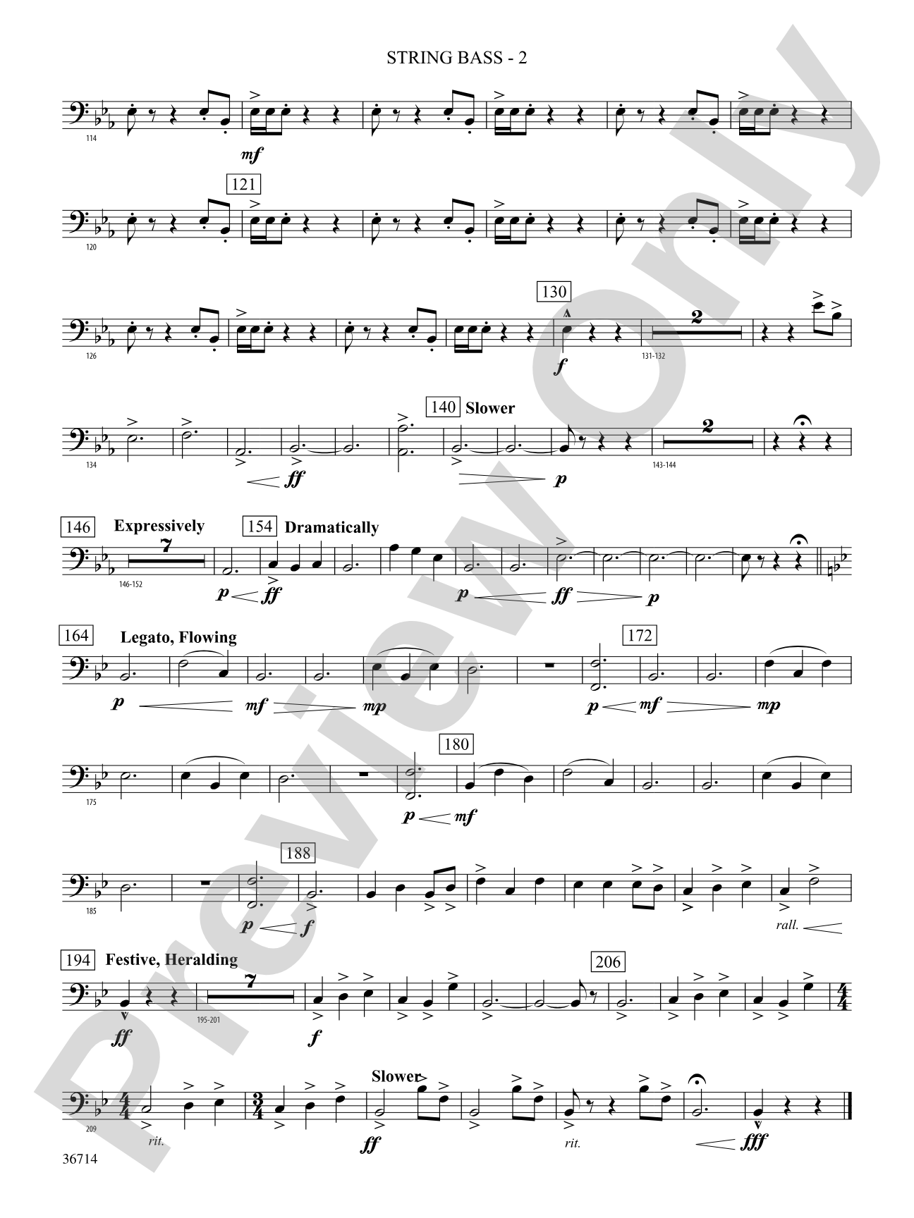 Proclamations: (wp) String Bass