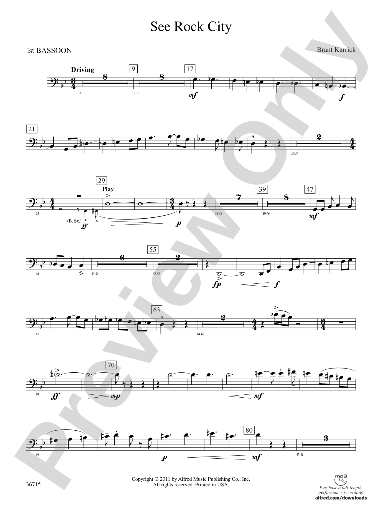 See Rock City: Bassoon