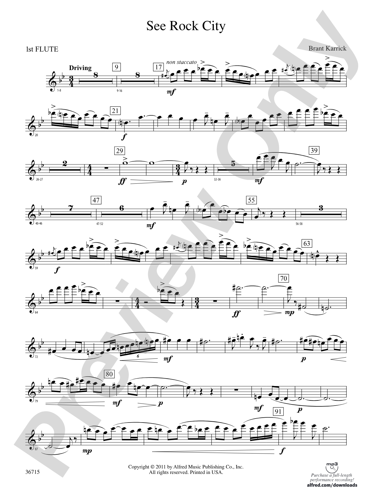 See Rock City: Flute