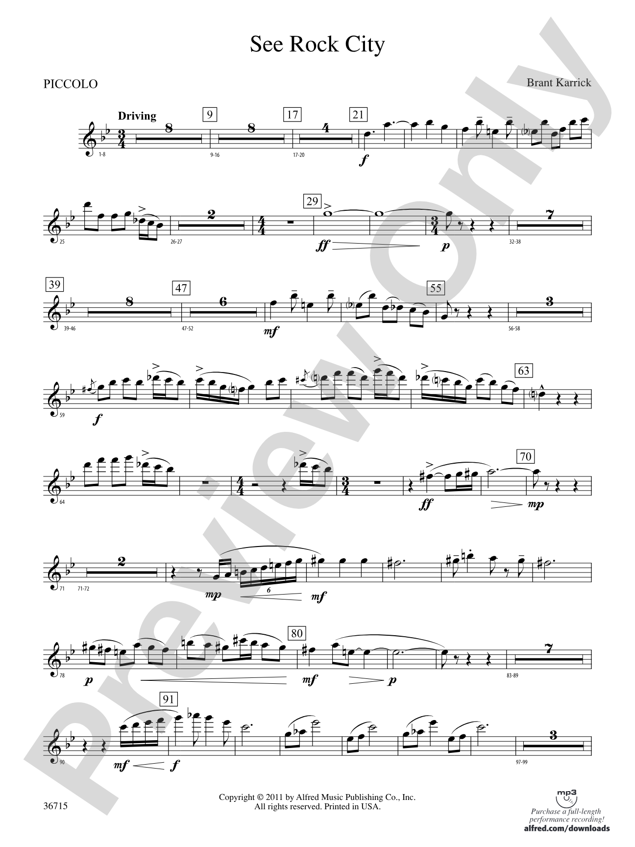 See Rock City: Piccolo