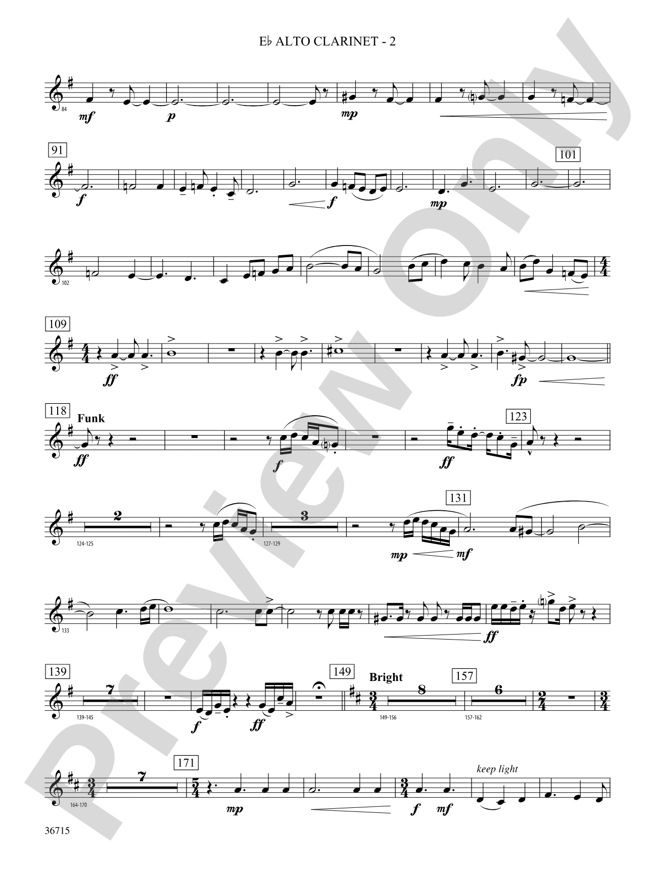 See Rock City: (wp) E-flat Alto Clarinet