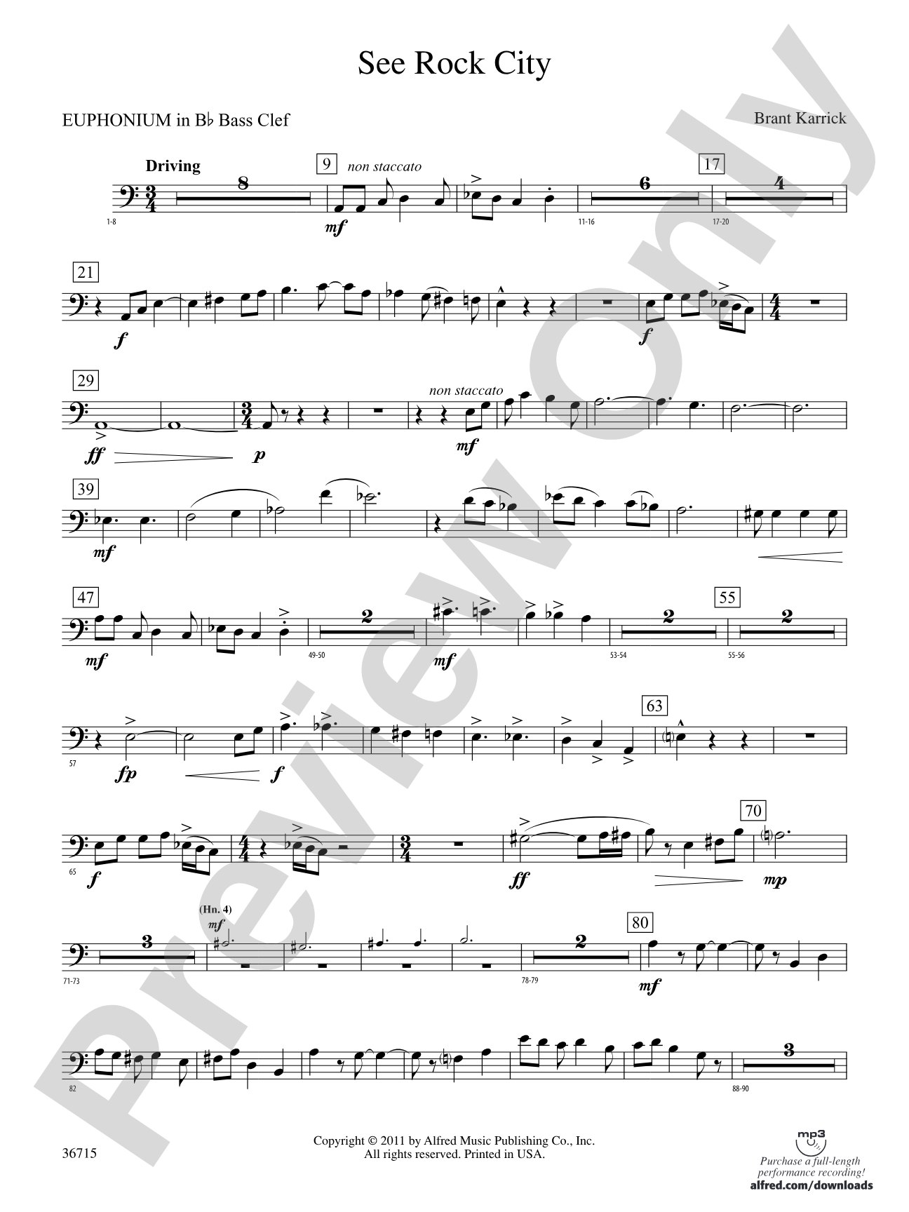See Rock City: (wp) B-flat Baritone B.C.