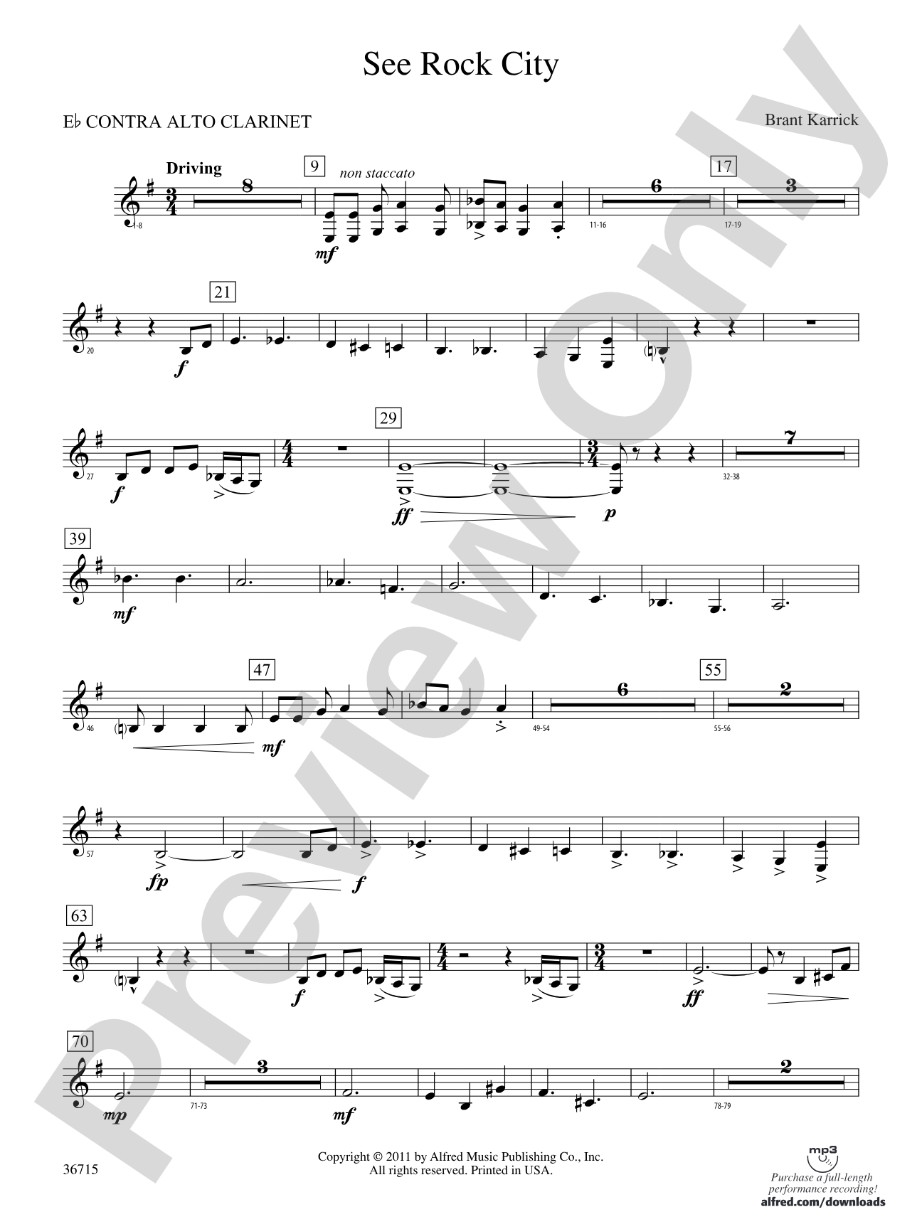 See Rock City: (wp) E-flat Contrabass Clarinet