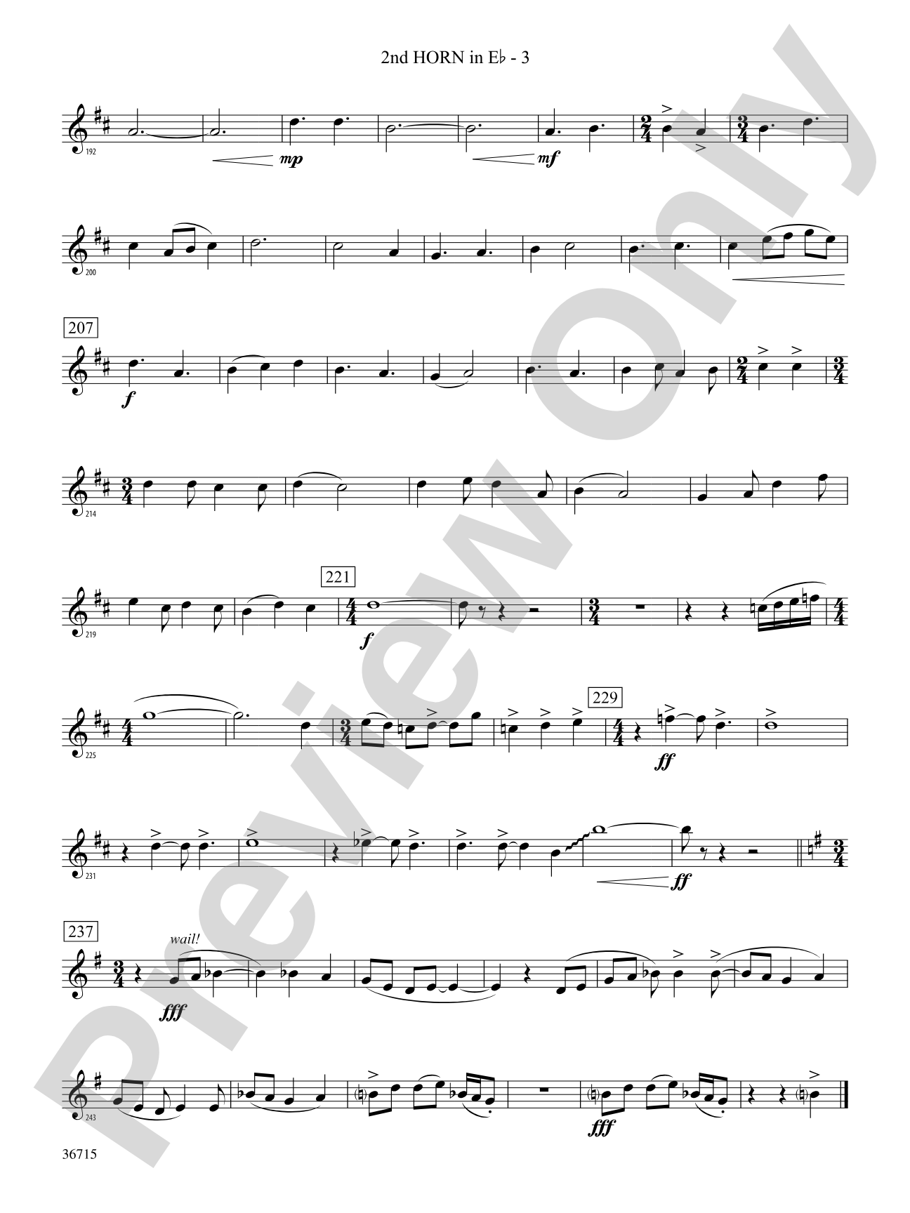 See Rock City: (wp) 2nd Horn in E-flat