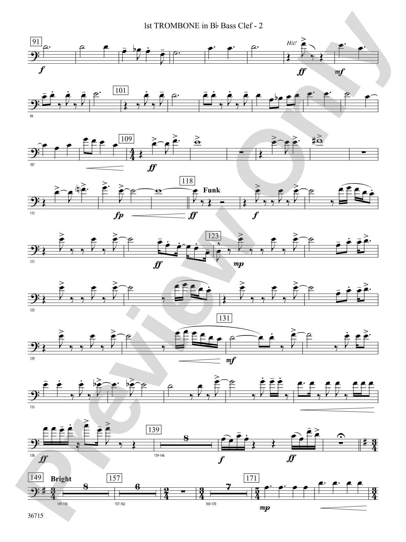 See Rock City: (wp) 1st B-flat Trombone B.C.