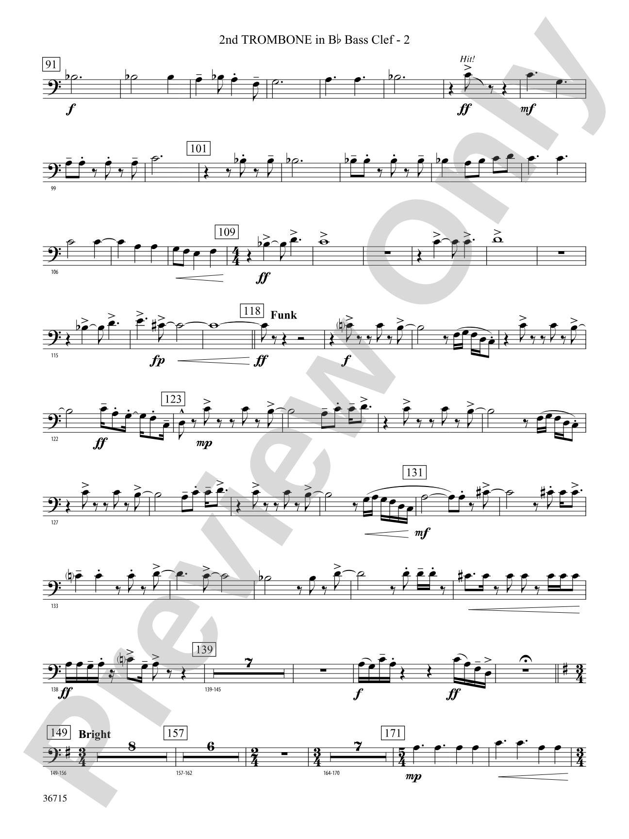 See Rock City: (wp) 2nd B-flat Trombone B.C.