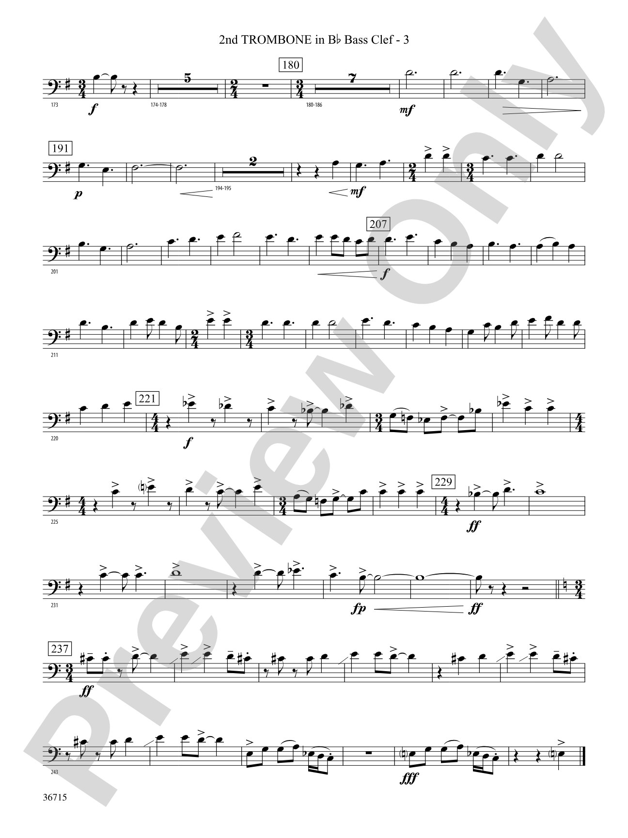 See Rock City: (wp) 2nd B-flat Trombone B.C.