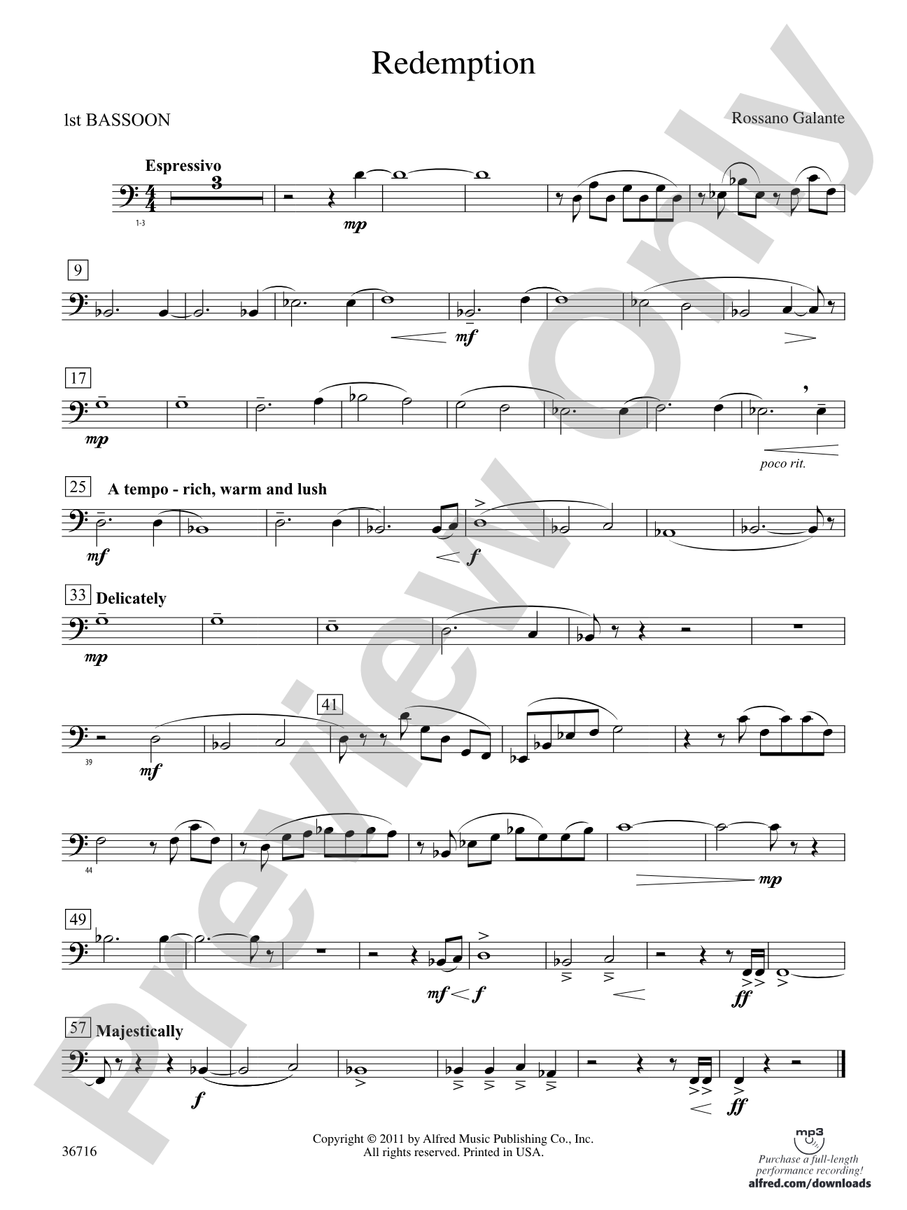 Redemption: Bassoon