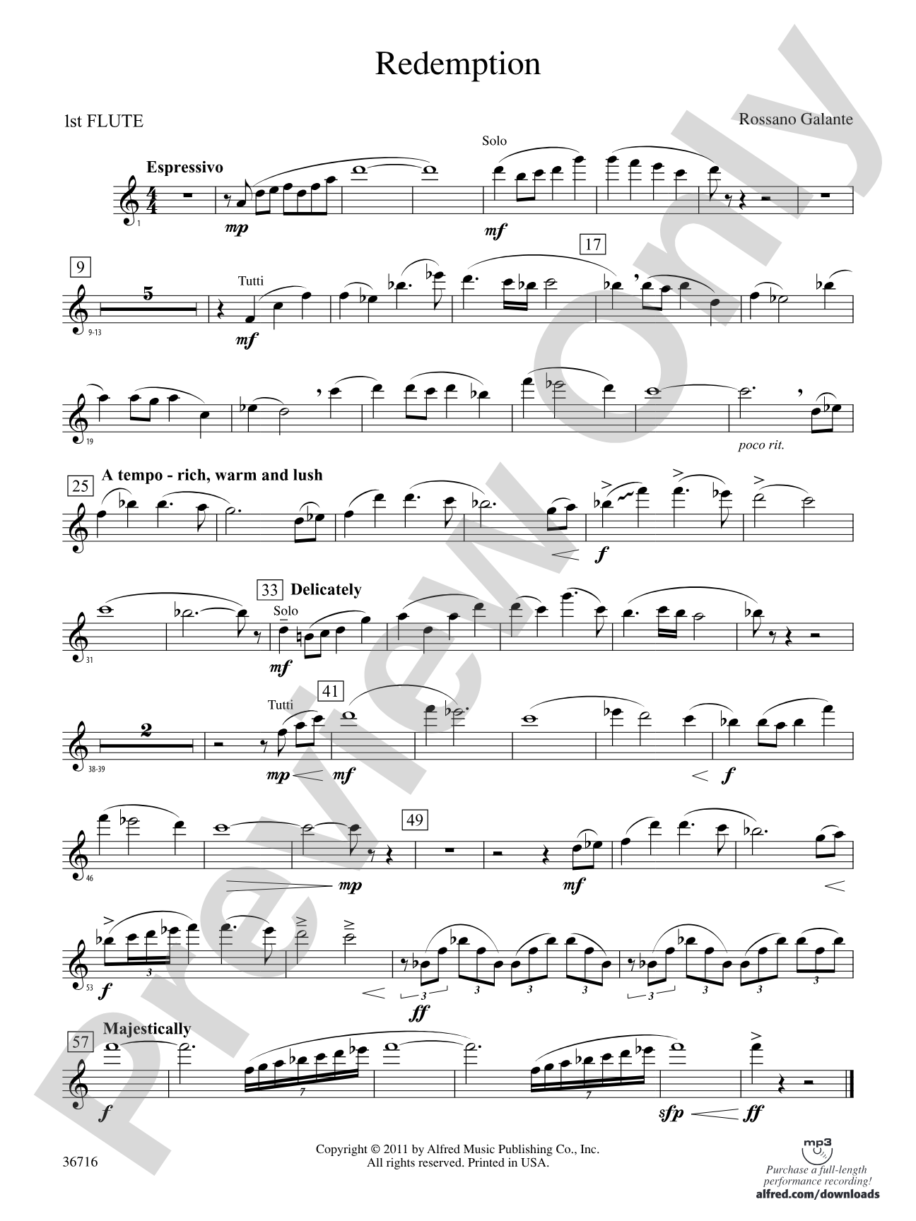 Redemption: Flute