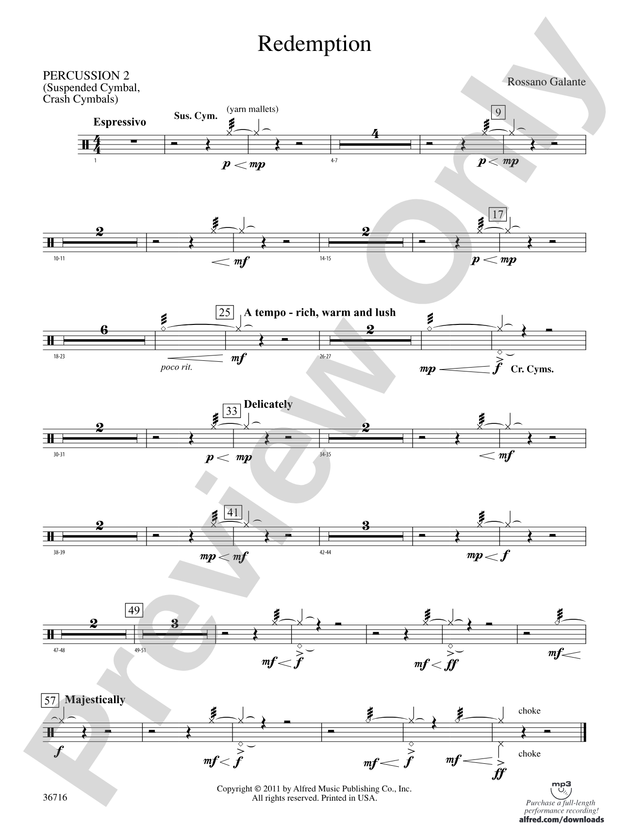Redemption: 2nd Percussion