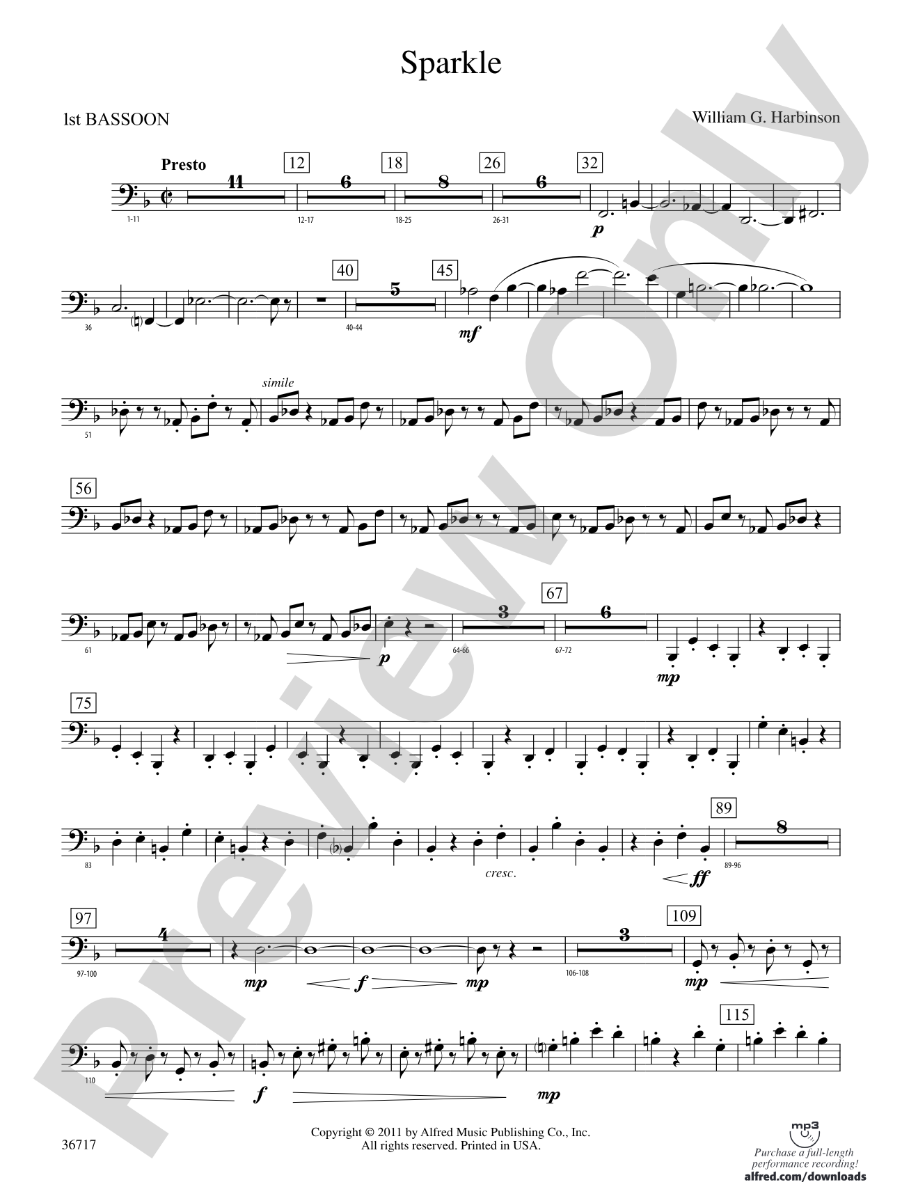 Sparkle: Bassoon