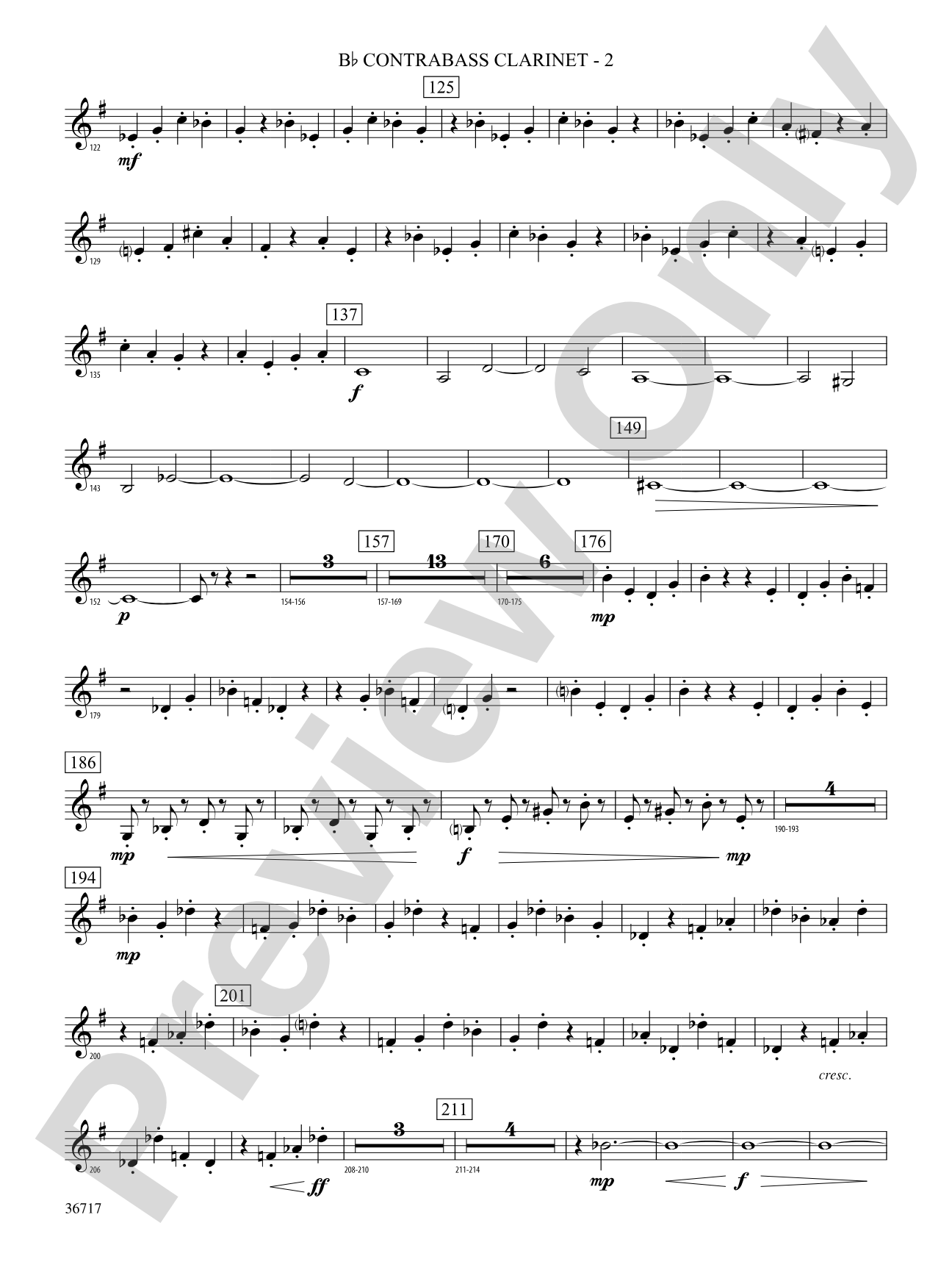 Sparkle: (wp) B-flat Contrabass Clarinet