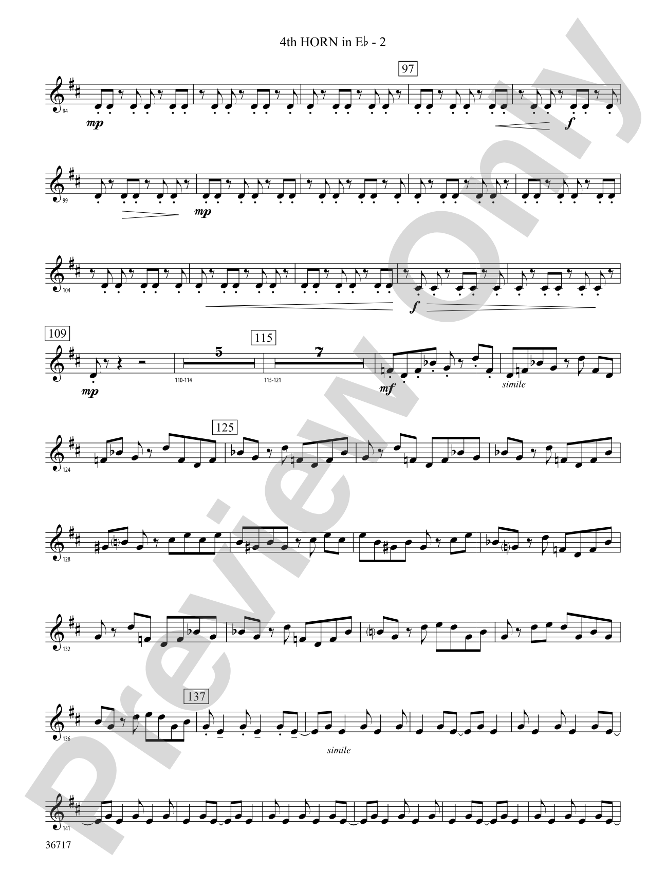 Sparkle: (wp) 4th Horn in E-flat