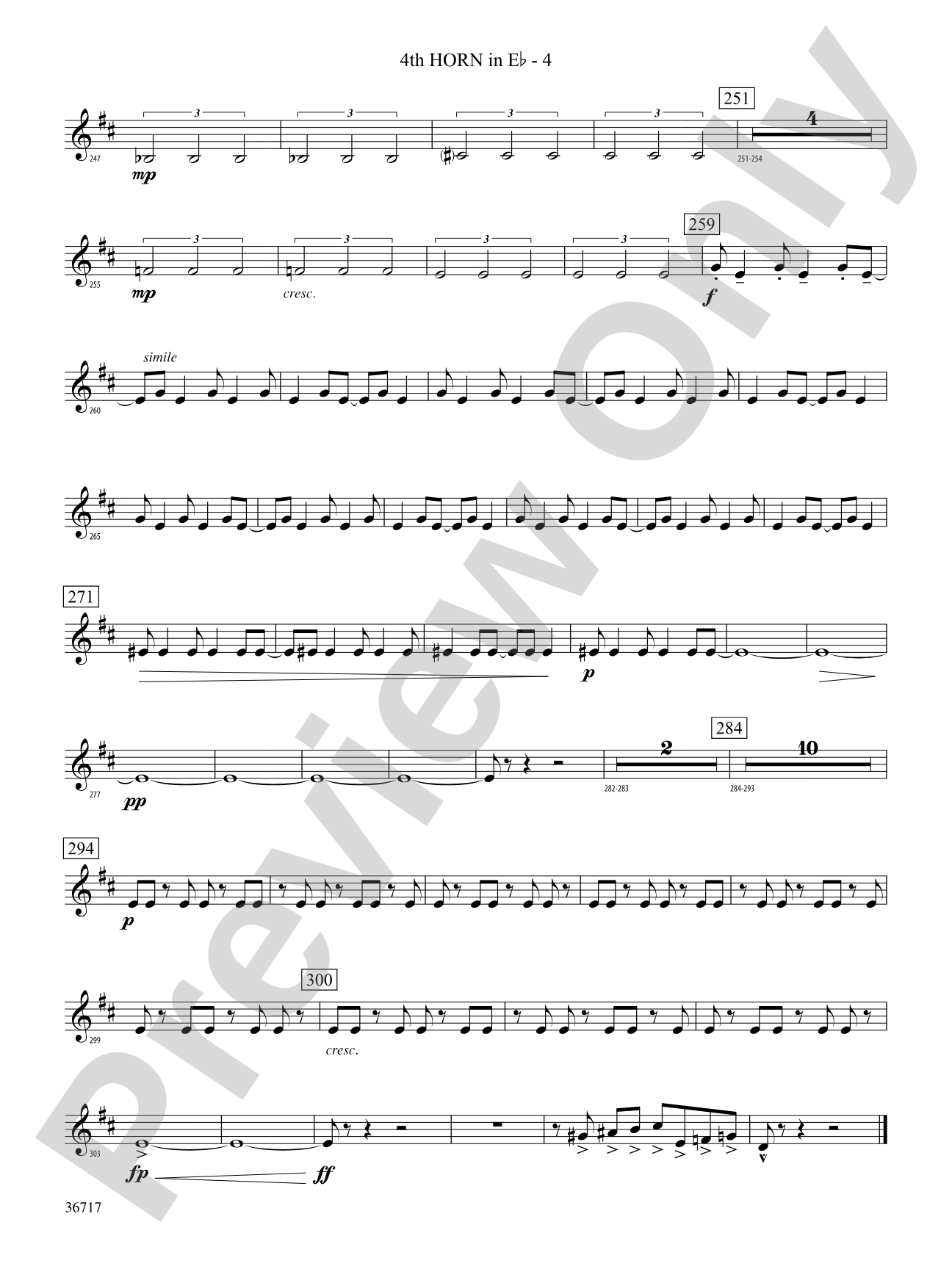 Sparkle: (wp) 4th Horn in E-flat