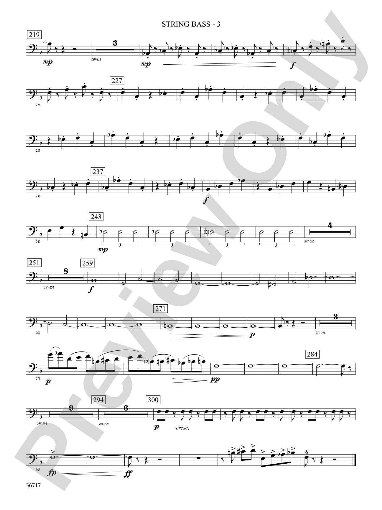 Sparkle: (wp) String Bass