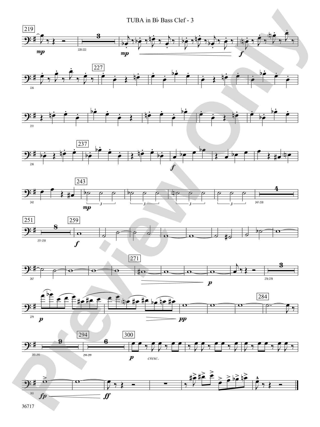 Sparkle: (wp) B-flat Tuba B.C.