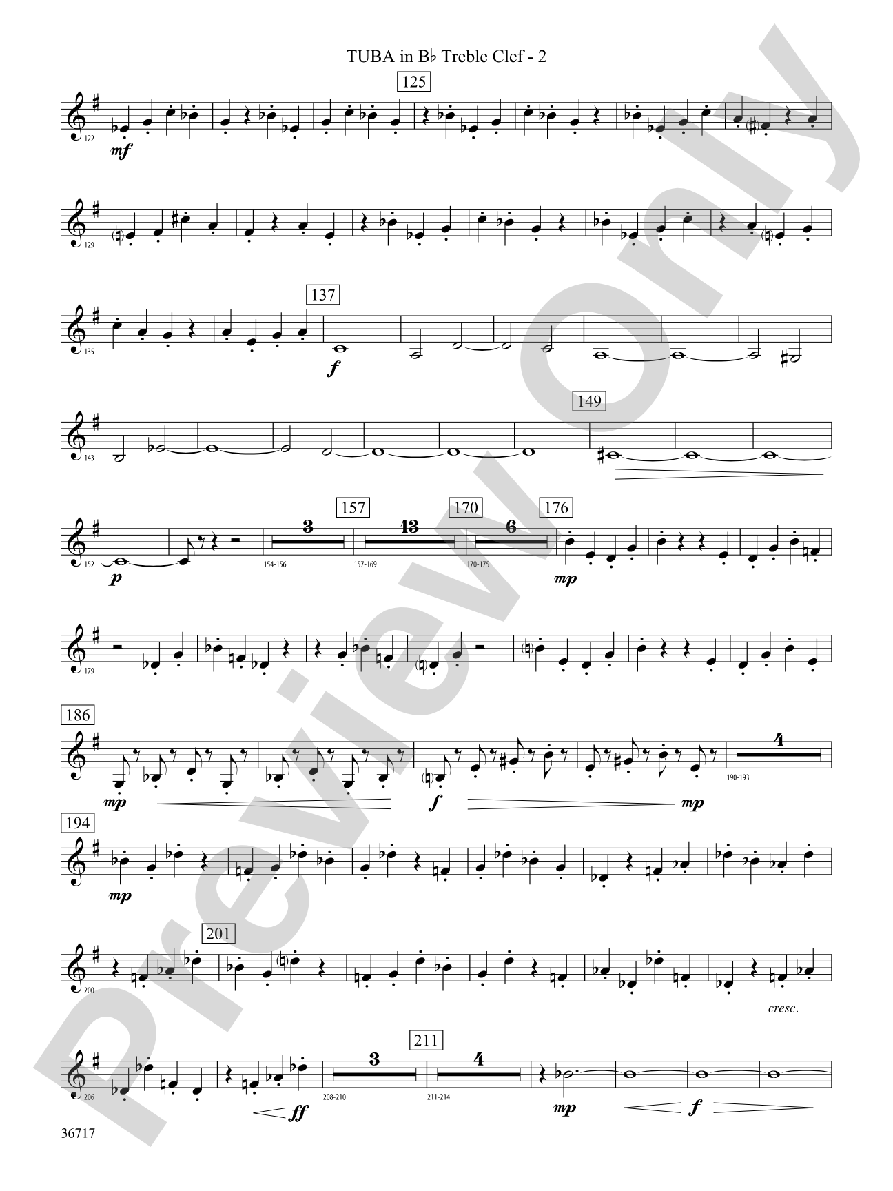 Sparkle: (wp) B-flat Tuba T.C.