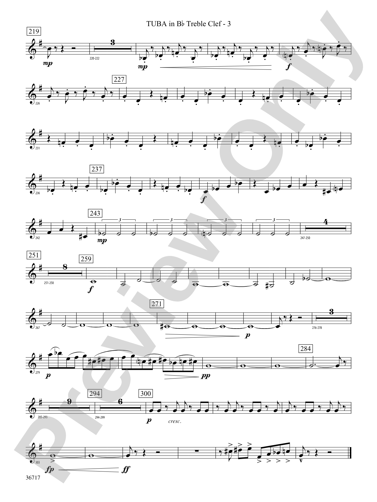 Sparkle: (wp) B-flat Tuba T.C.