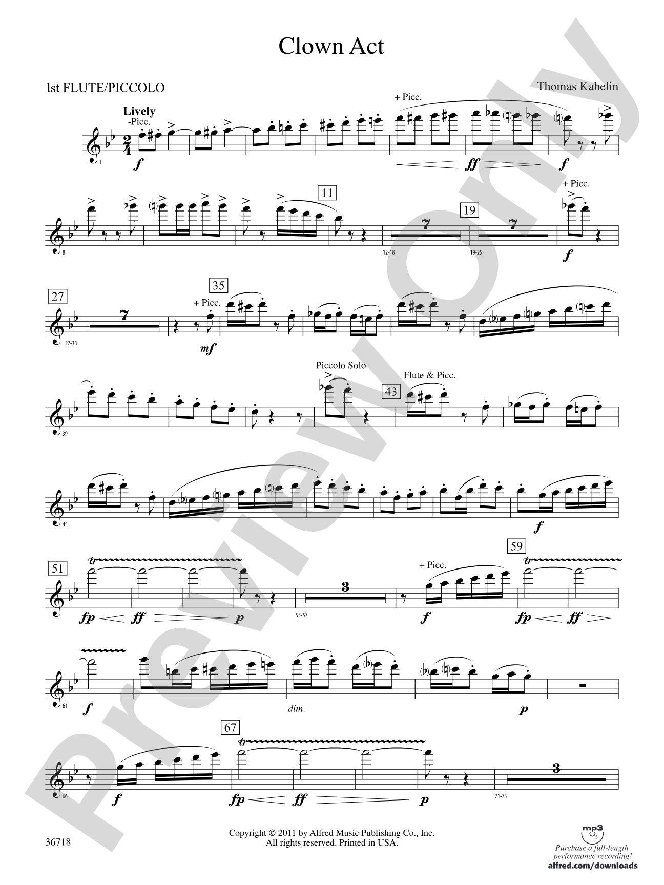 Clown Act: Flute
