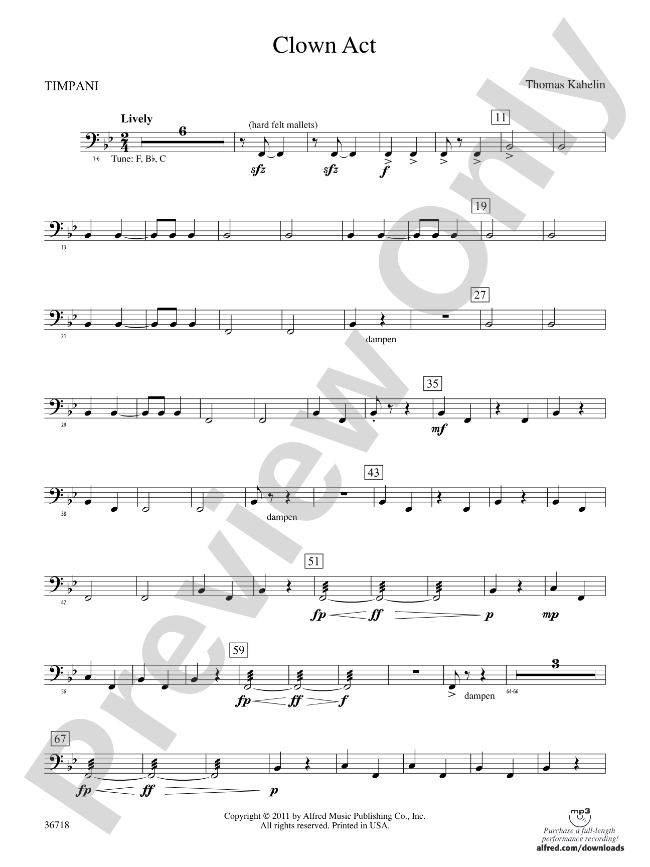 Clown Act: Timpani