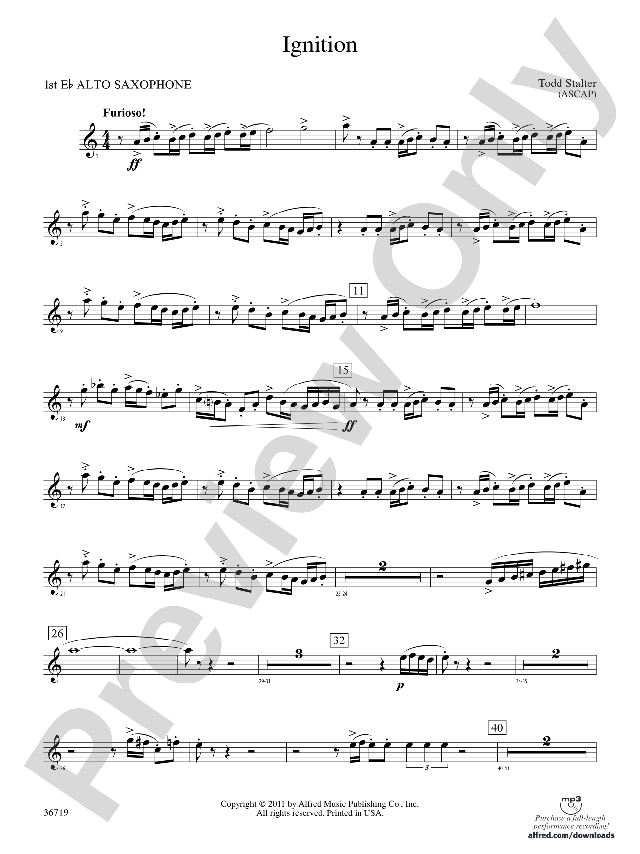 Ignition: E-flat Alto Saxophone